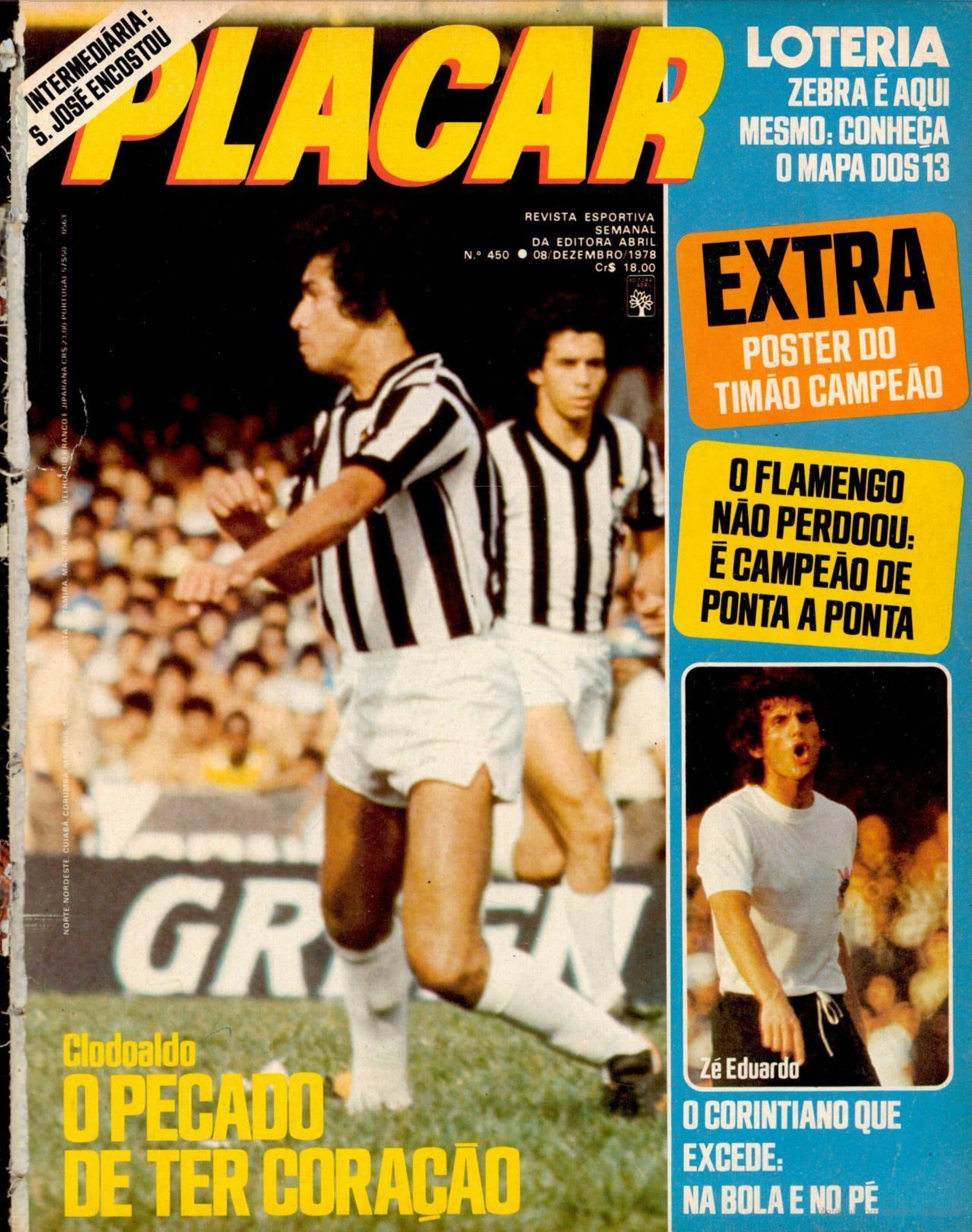 Capa da edição Clodoaldo: O pecado de ter coração da revista PLACAR