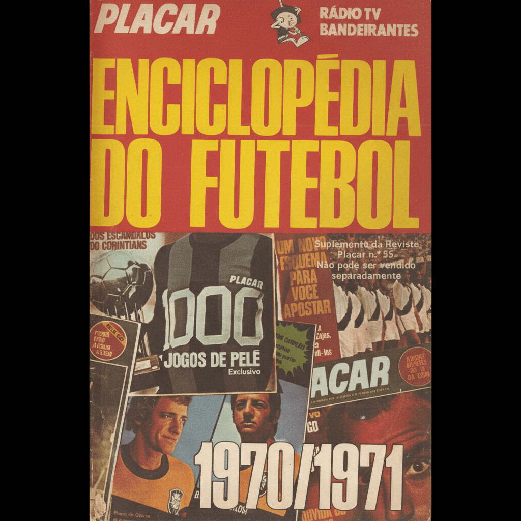 Capa da edição ENCICLOPÉDIA DO FUTEBOL 1970-1971 da revista PLACAR