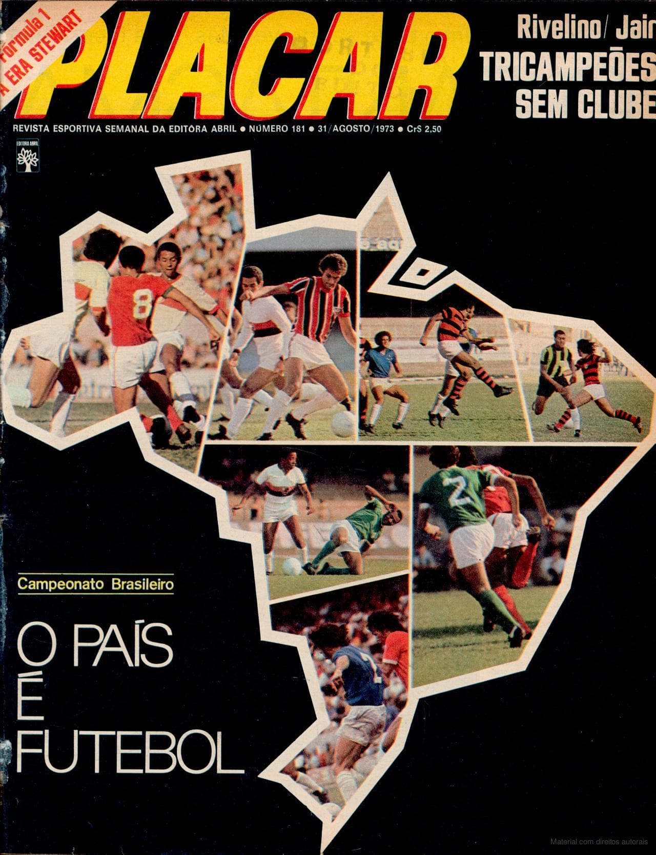 Capa da edição O País é Futebol da revista PLACAR