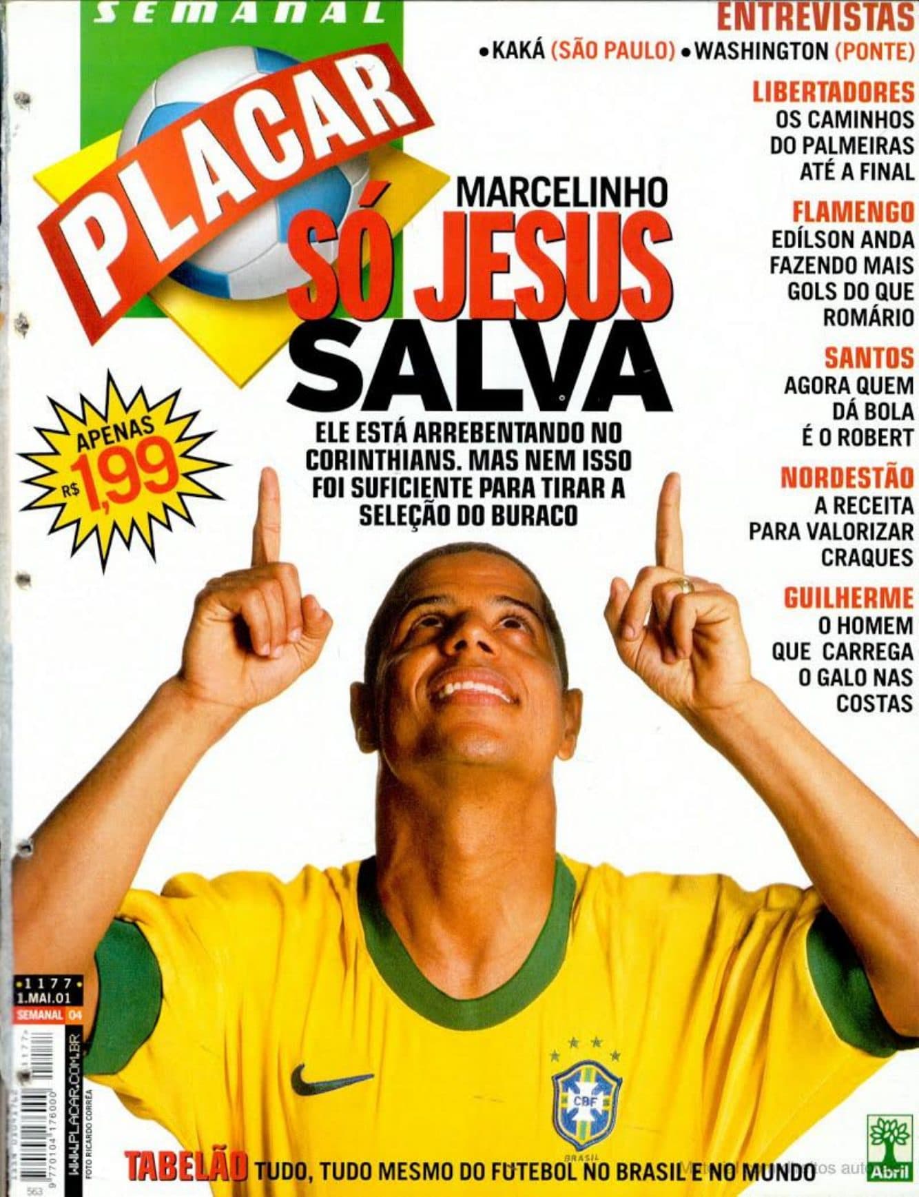 Capa da edição Nº 1177 da revista PLACAR