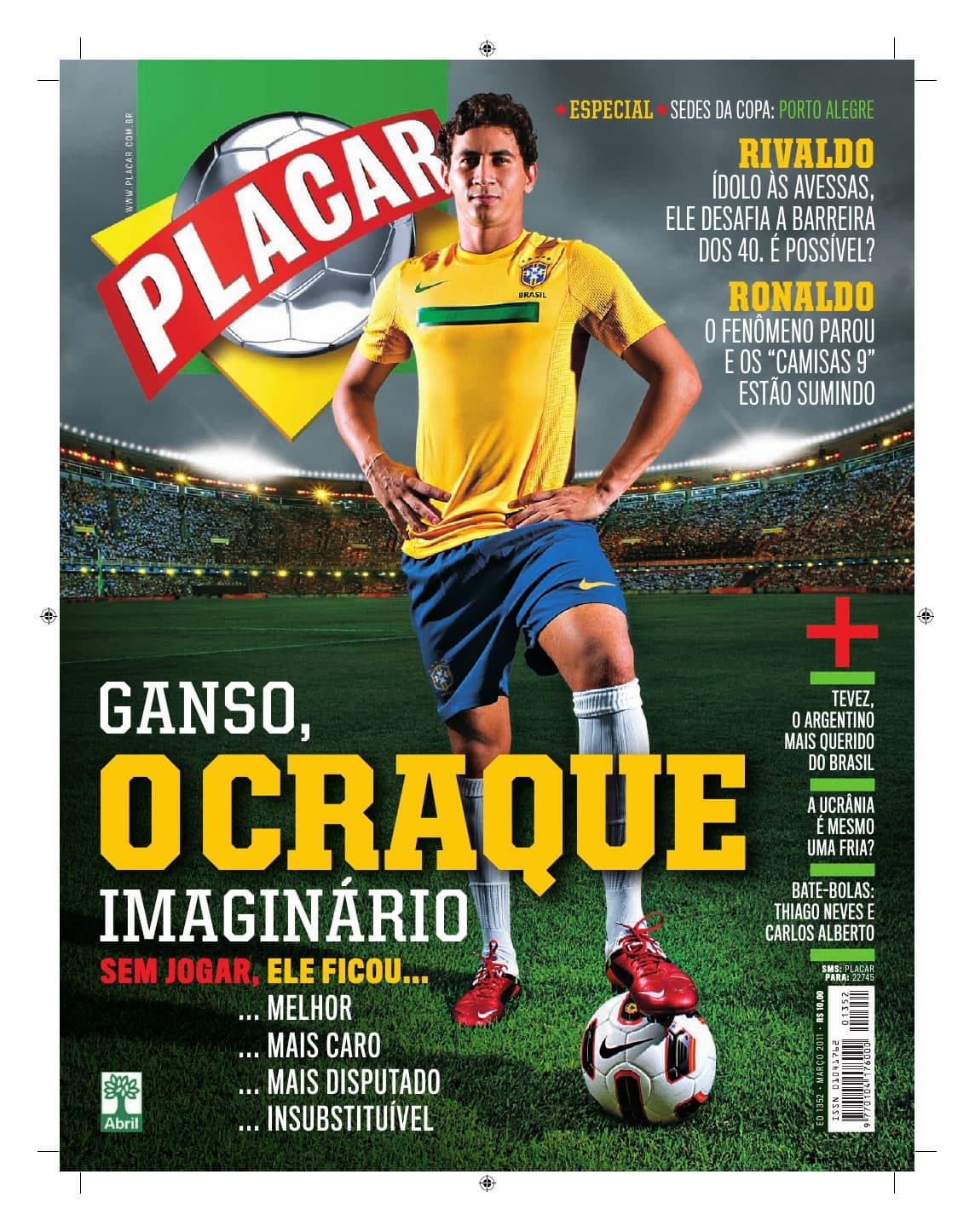 Capa da edição Nº 1352 da revista PLACAR