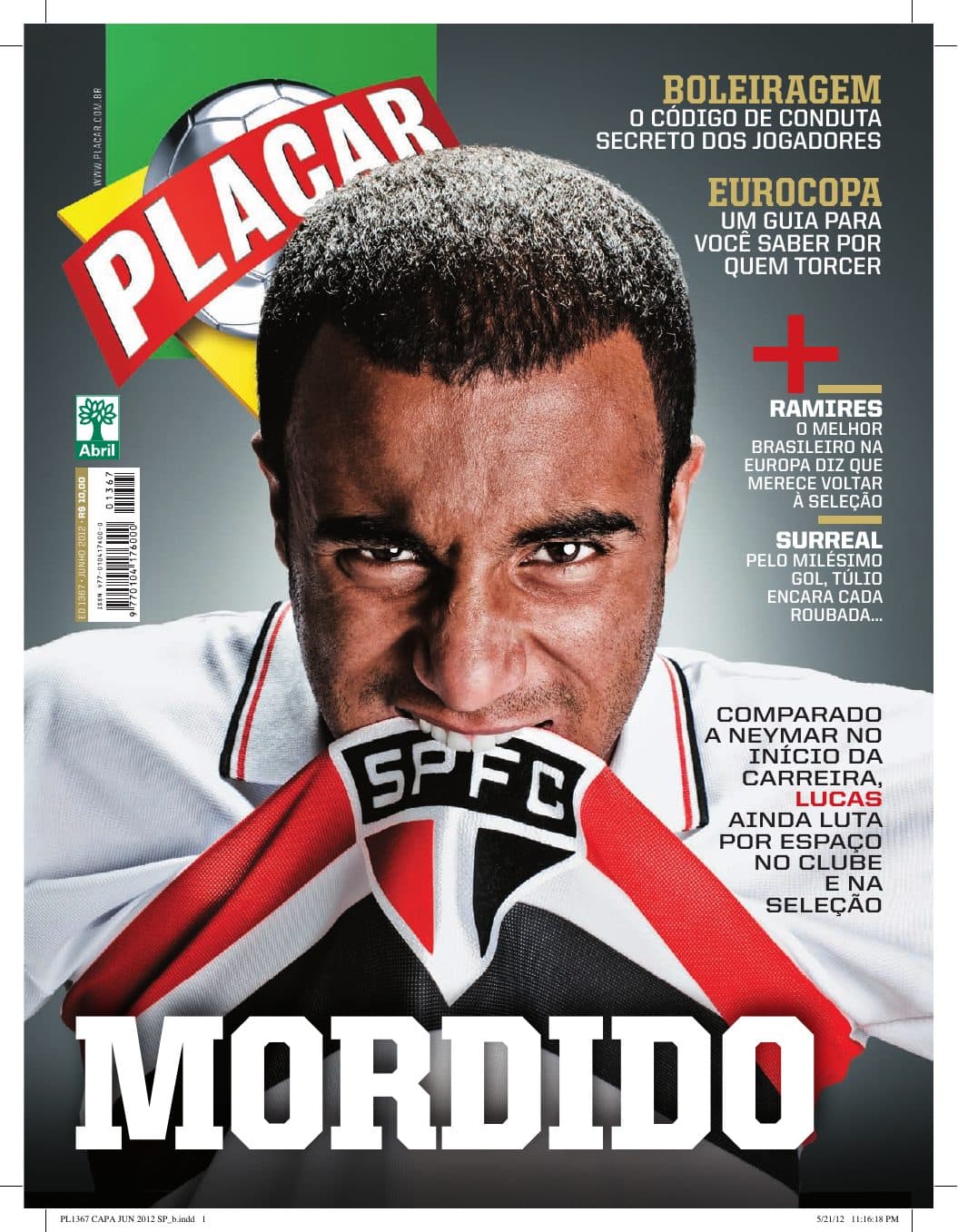 Capa da edição Nº 1367 da revista PLACAR