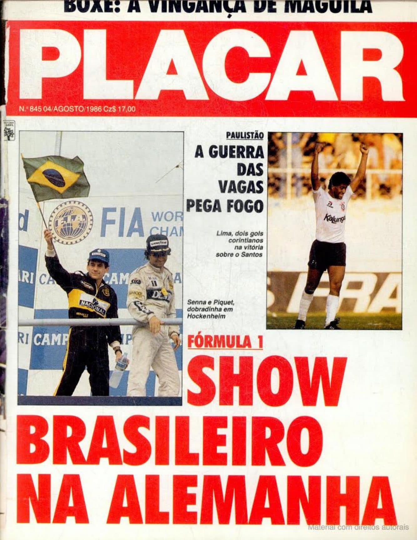 Capa da edição Show brasileiro na Alemanha da revista PLACAR