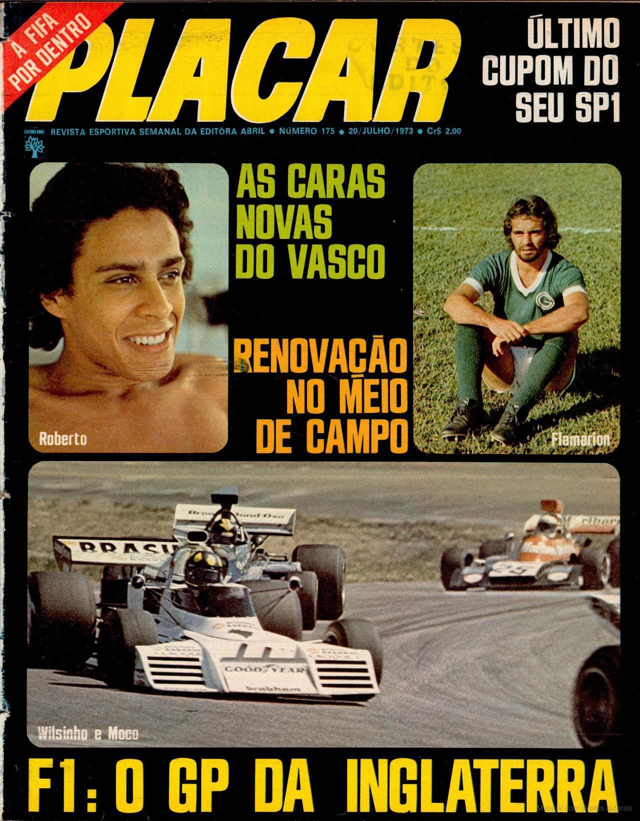 Capa da edição As caras novas do Vasco da revista PLACAR