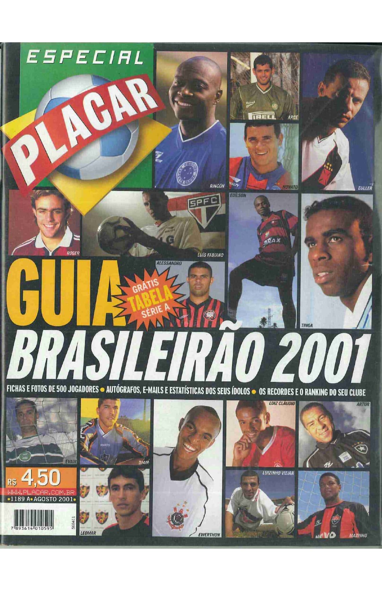 Capa da edição Nº 1189A da revista PLACAR