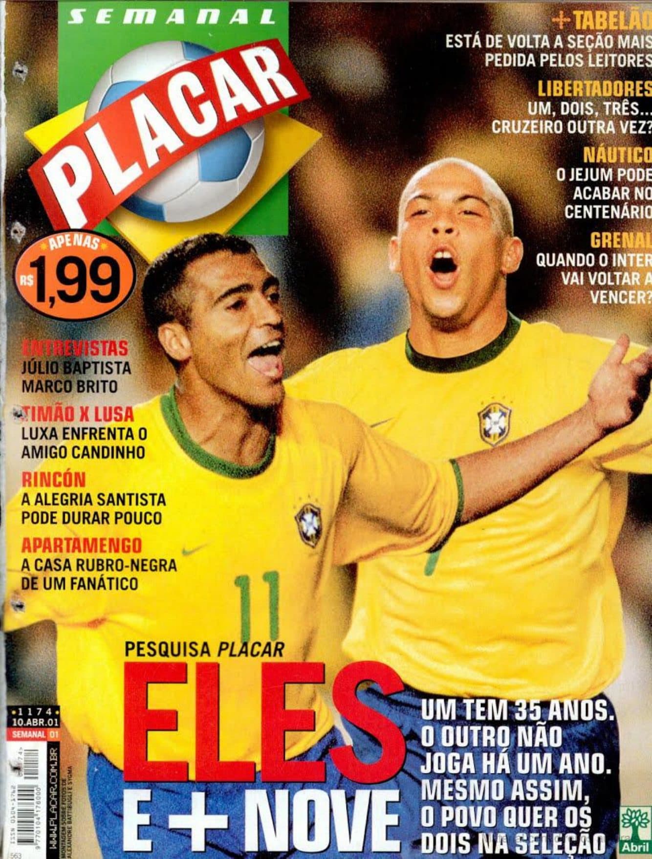 Capa da edição Nº 1174 da revista PLACAR