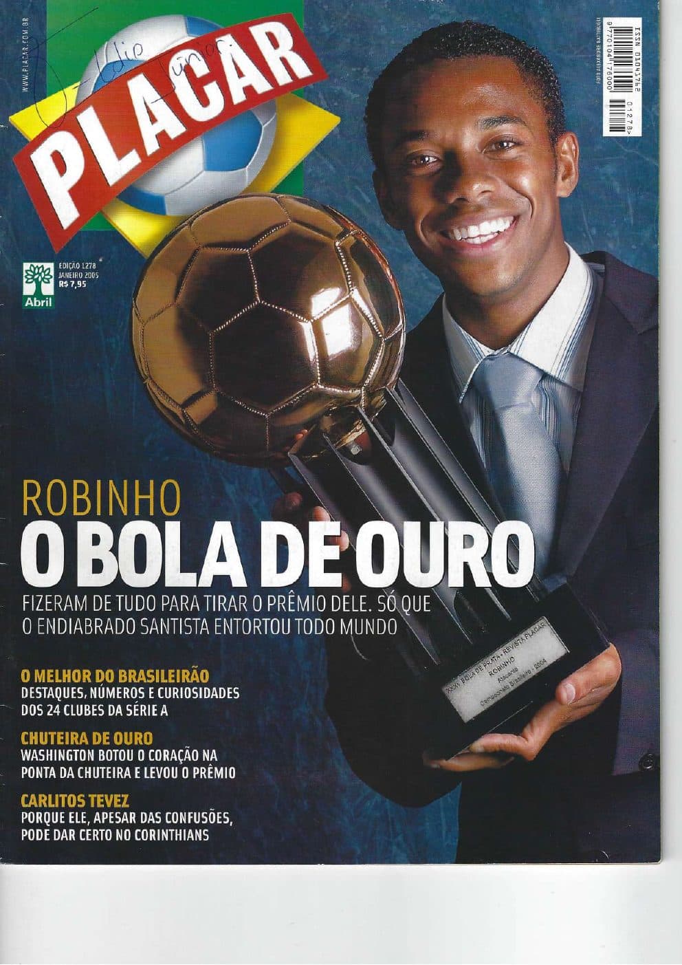 Capa da edição Nº 1278 da revista PLACAR