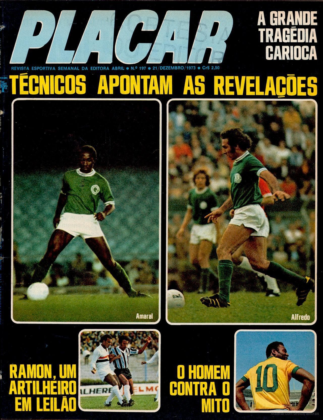 Capa da edição Técnicos apontam as revelações da revista PLACAR