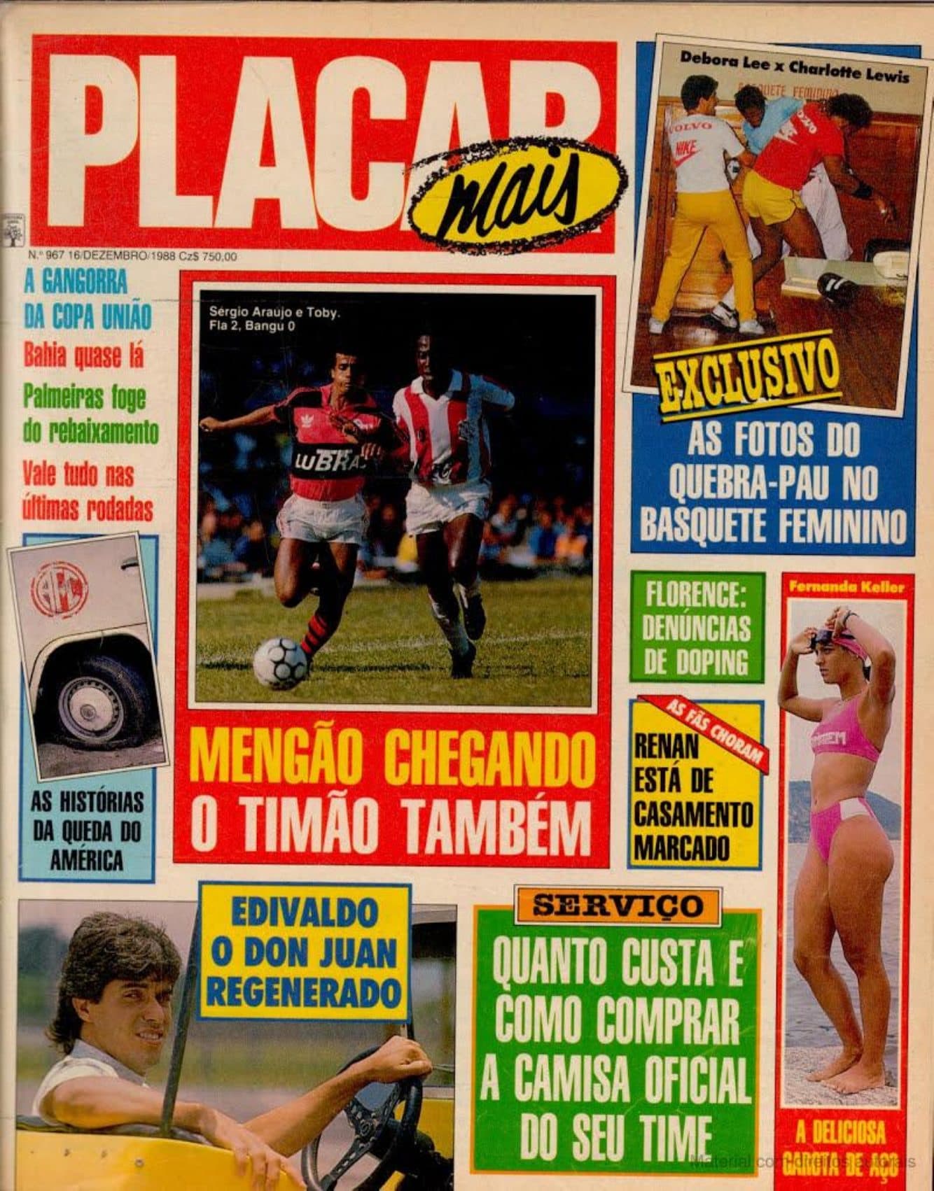 Capa da edição Nº 967 da revista PLACAR