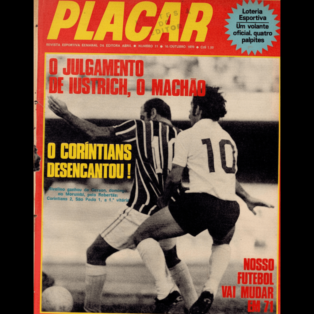 Capa da edição O CORÍNTIANS DESENCANTOU! da revista PLACAR