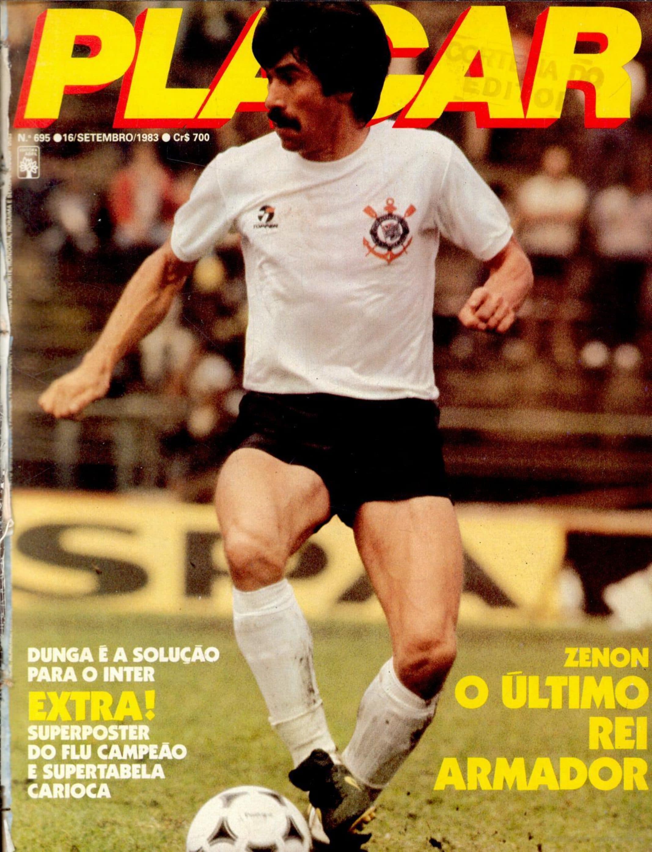 Capa da edição Zenon, o último rei armador da revista PLACAR