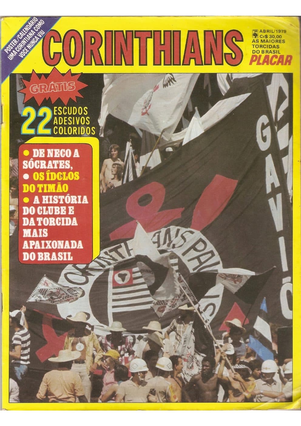 Capa da edição 1979-EDIÇÃO E. M.T.B. CORINTHIANS da revista PLACAR