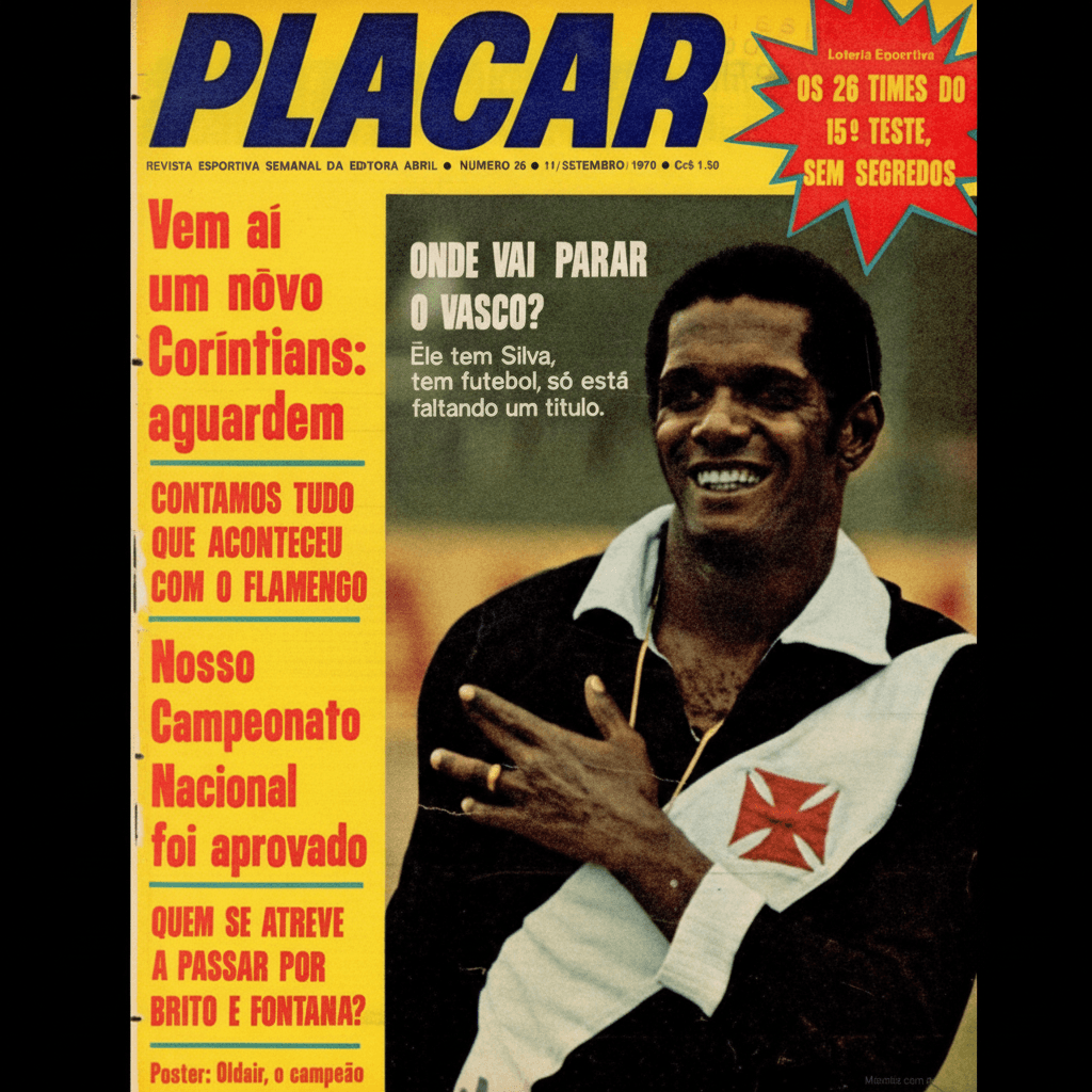 Capa da edição Onde vai parar o Vasco? da revista PLACAR