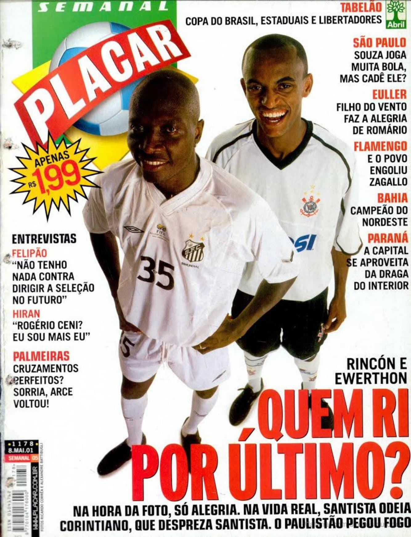 Capa da edição Nº 1178 da revista PLACAR