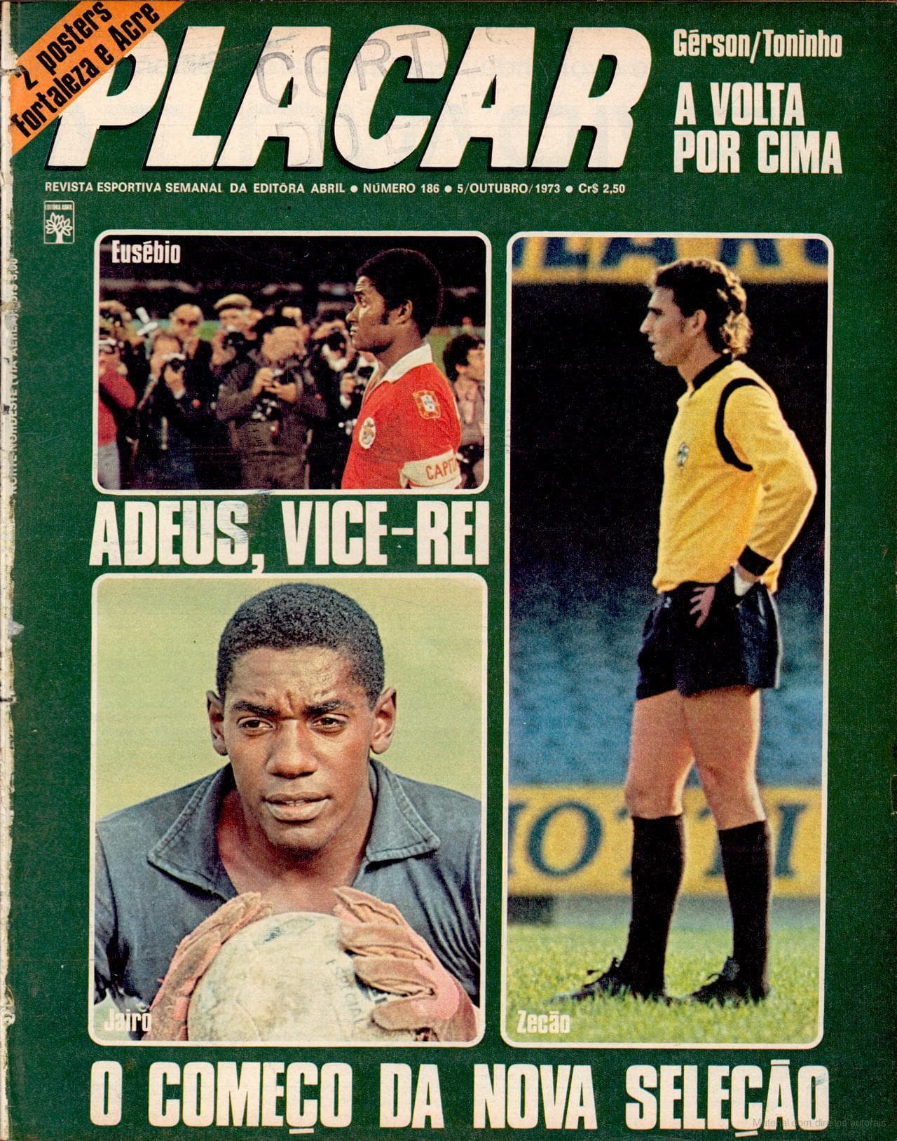 Capa da edição O Começo Da Nova Seleção da revista PLACAR