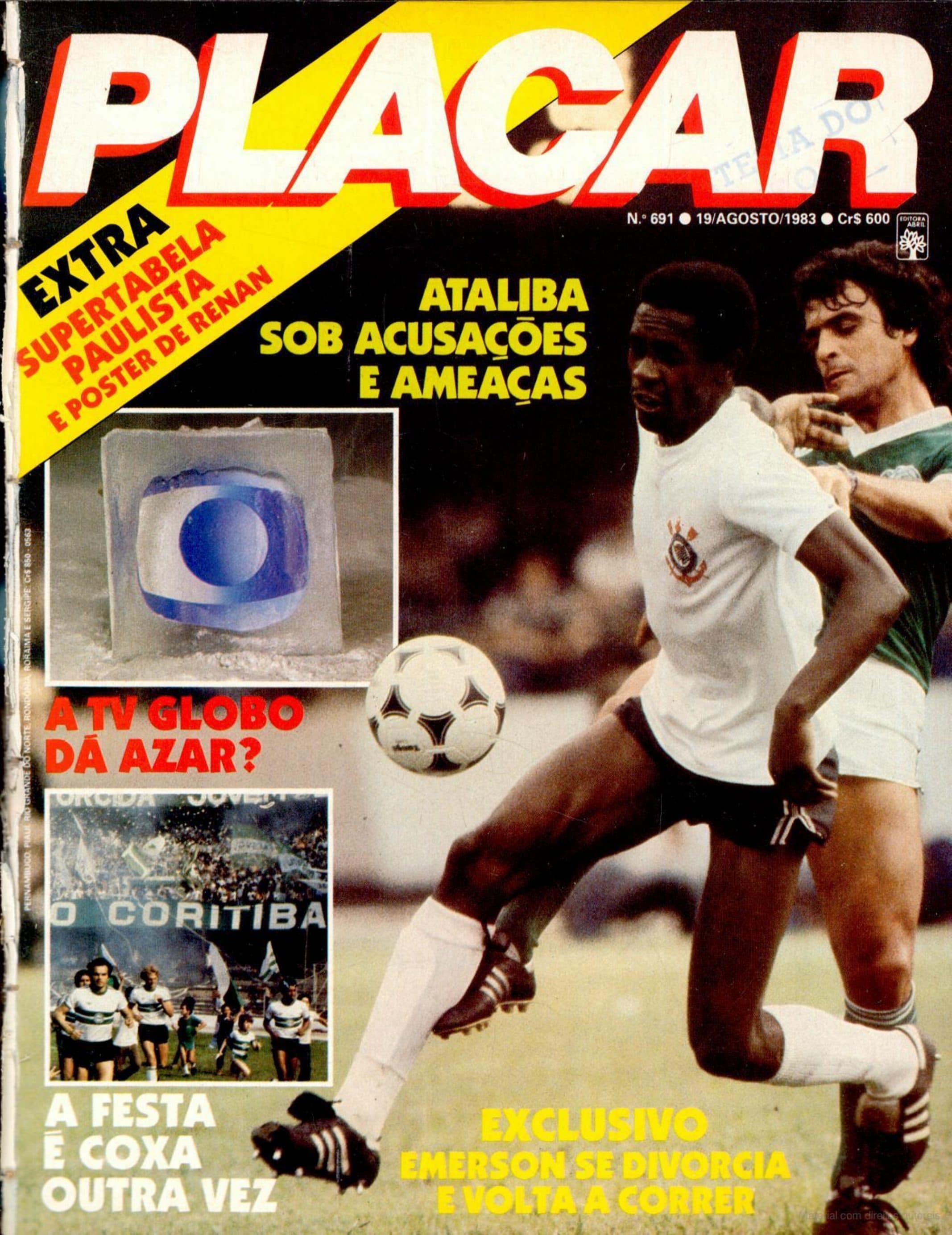 Capa da edição Ataliba Sob Acusações e Ameaças da revista PLACAR