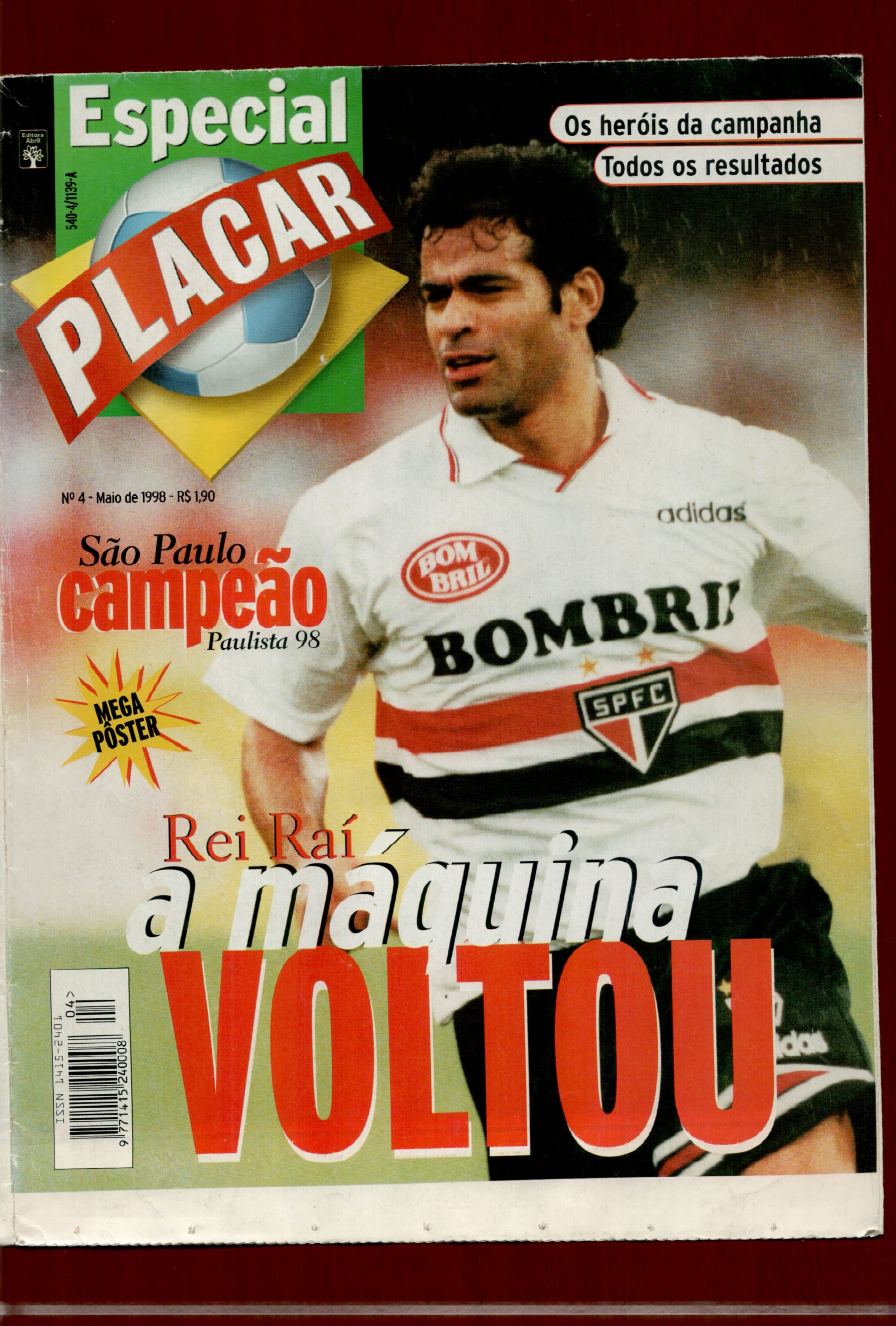 Capa da edição Nº 1139A da revista PLACAR