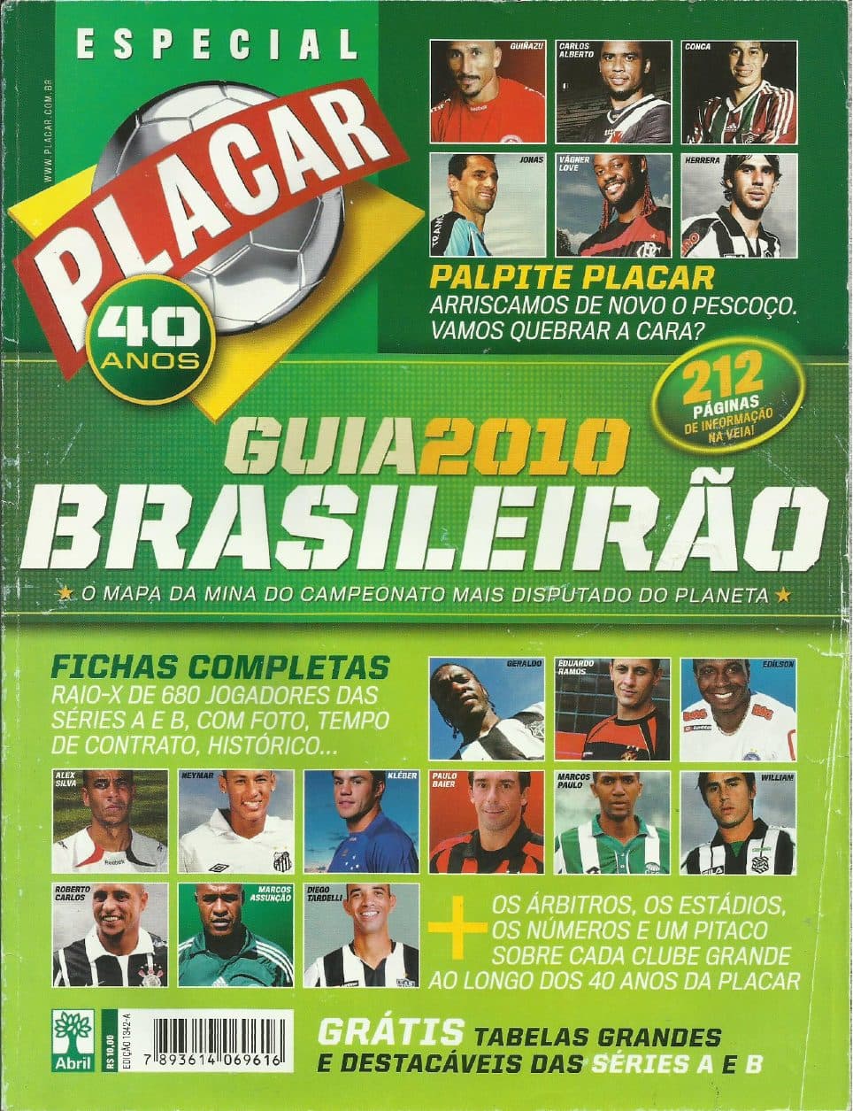 Capa da edição Nº 1342A da revista PLACAR