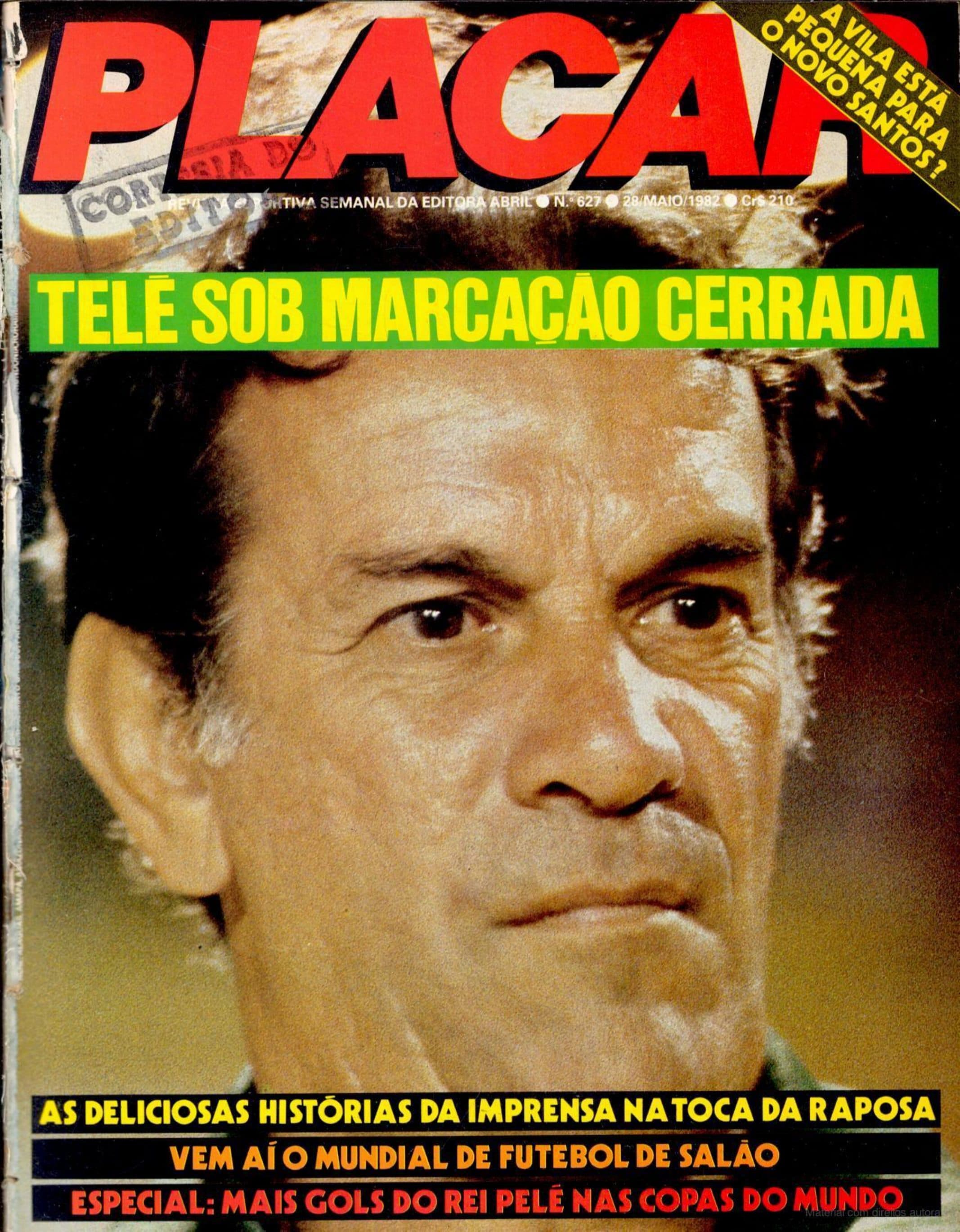 Capa da edição Nº 627 da revista PLACAR