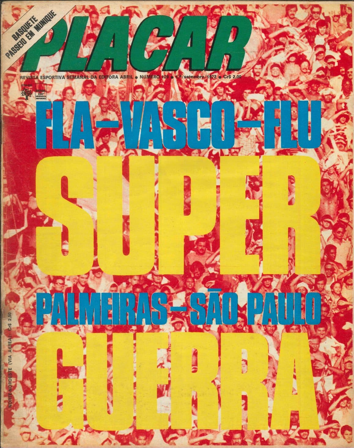 Capa da edição SUPER GUERRA da revista PLACAR