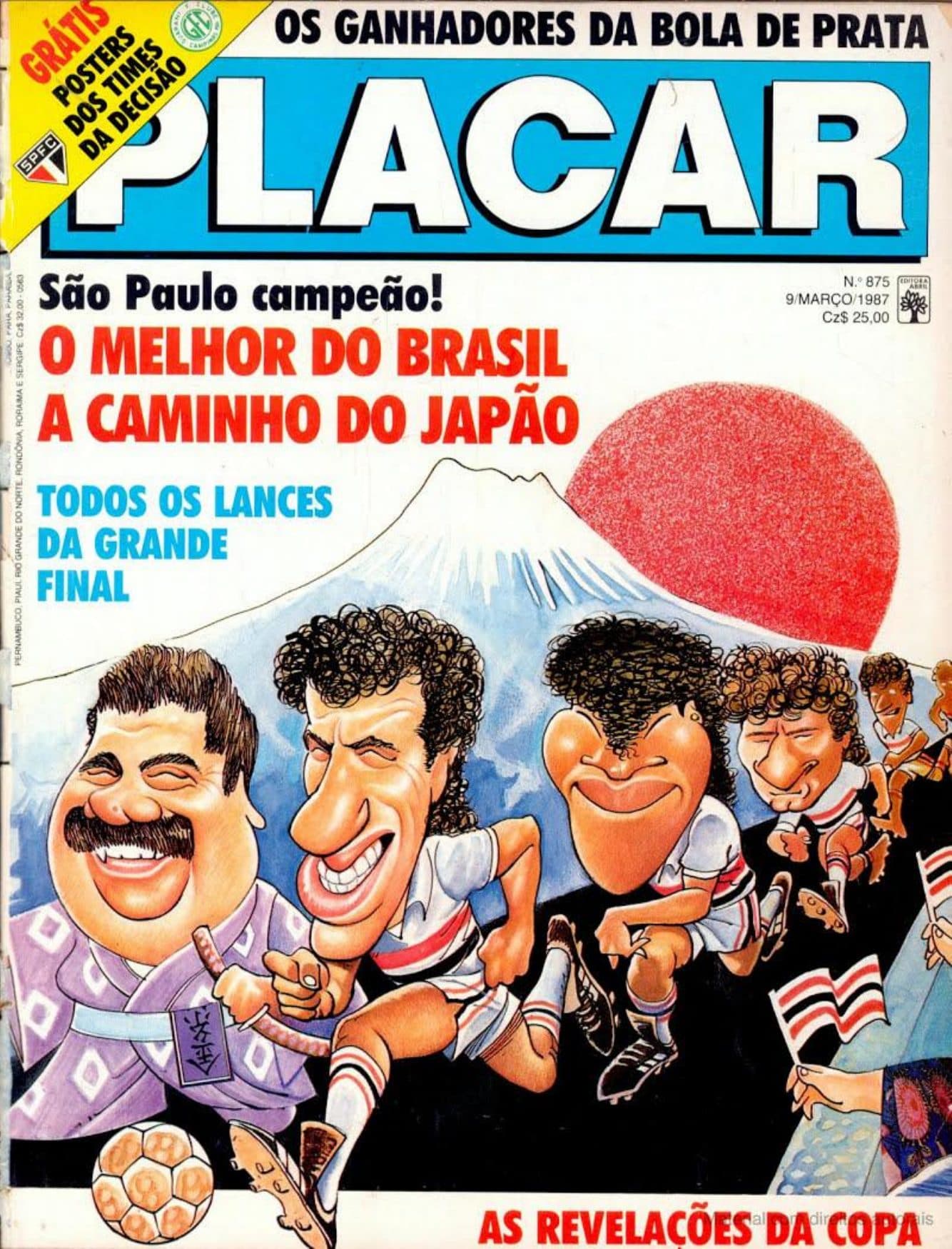 Capa da edição SP CB 86 da revista PLACAR