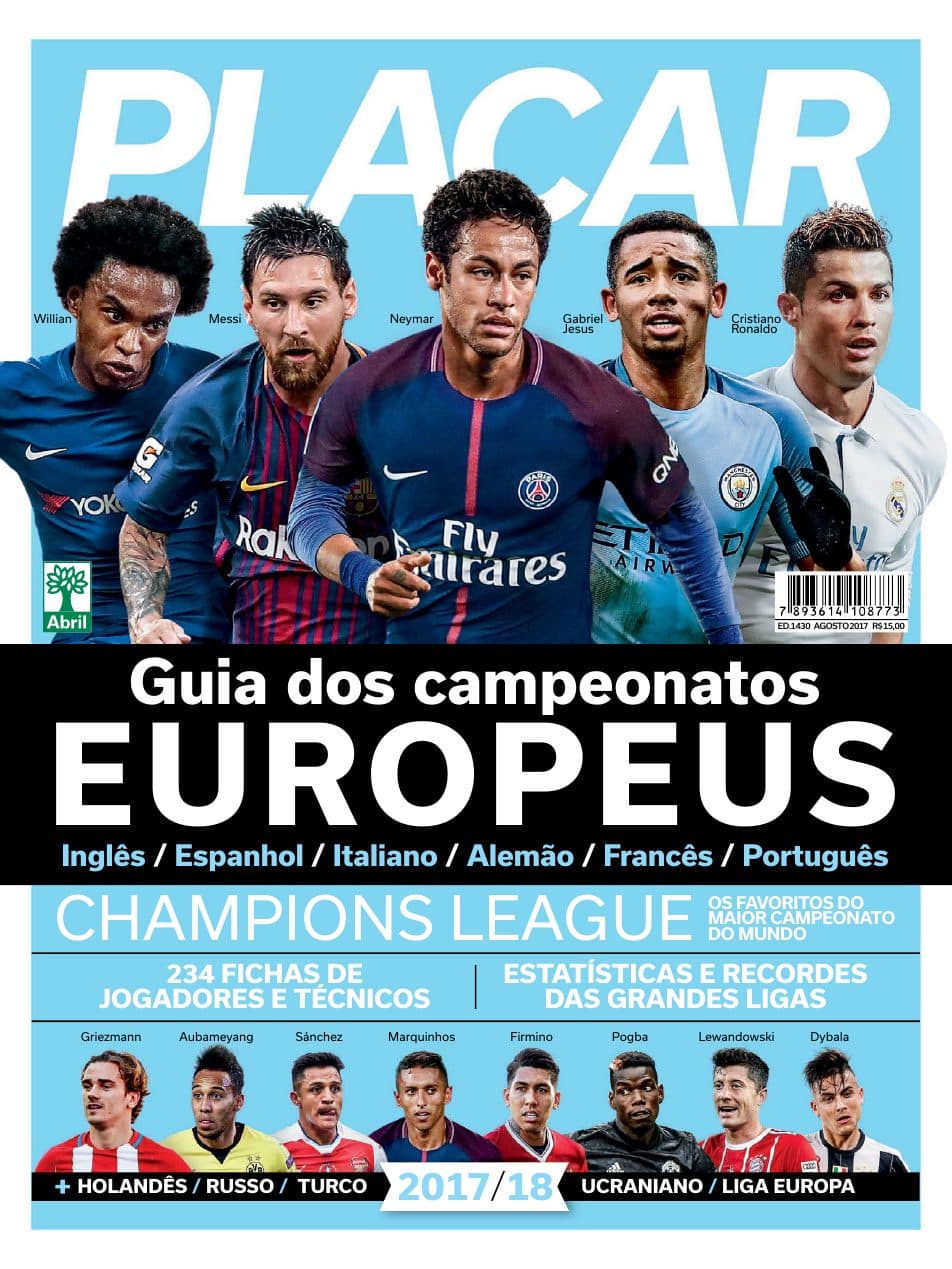 Capa da edição Guia dos Europeus da revista PLACAR