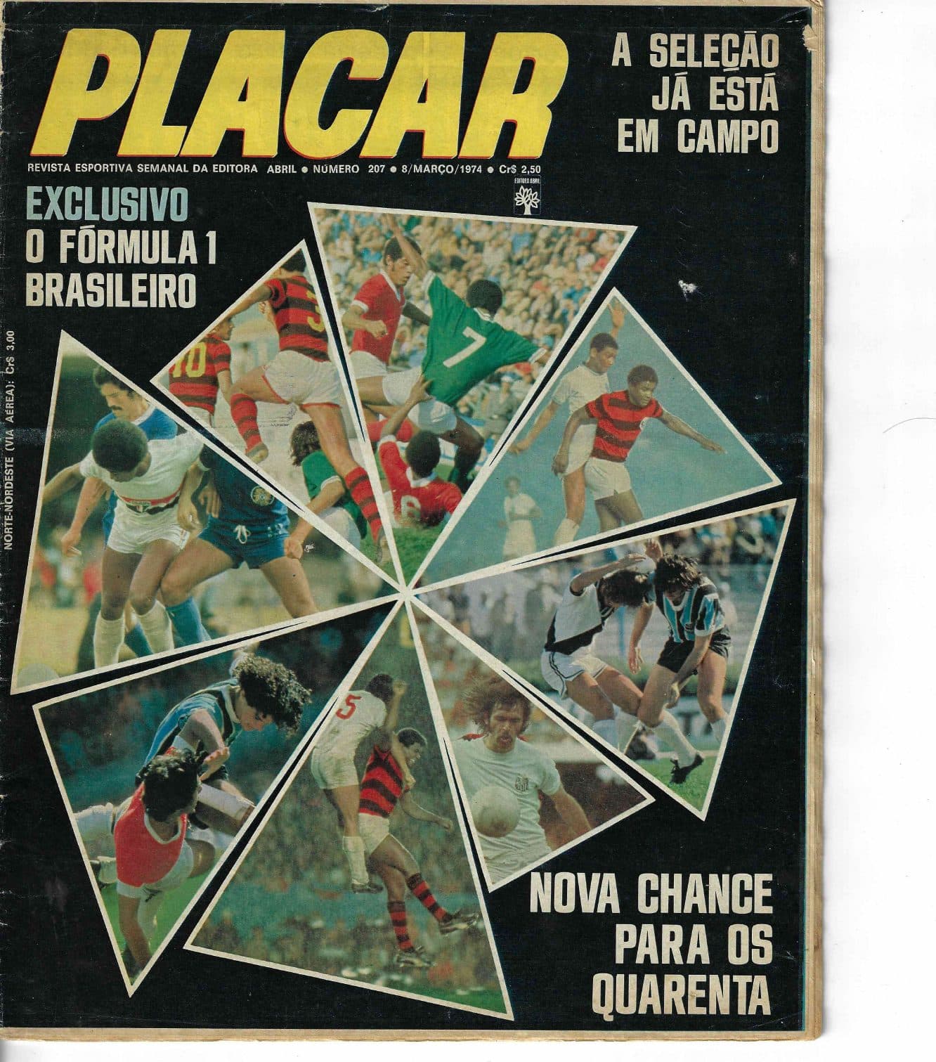 Capa da edição A Seleção Já Está Em Campo da revista PLACAR
