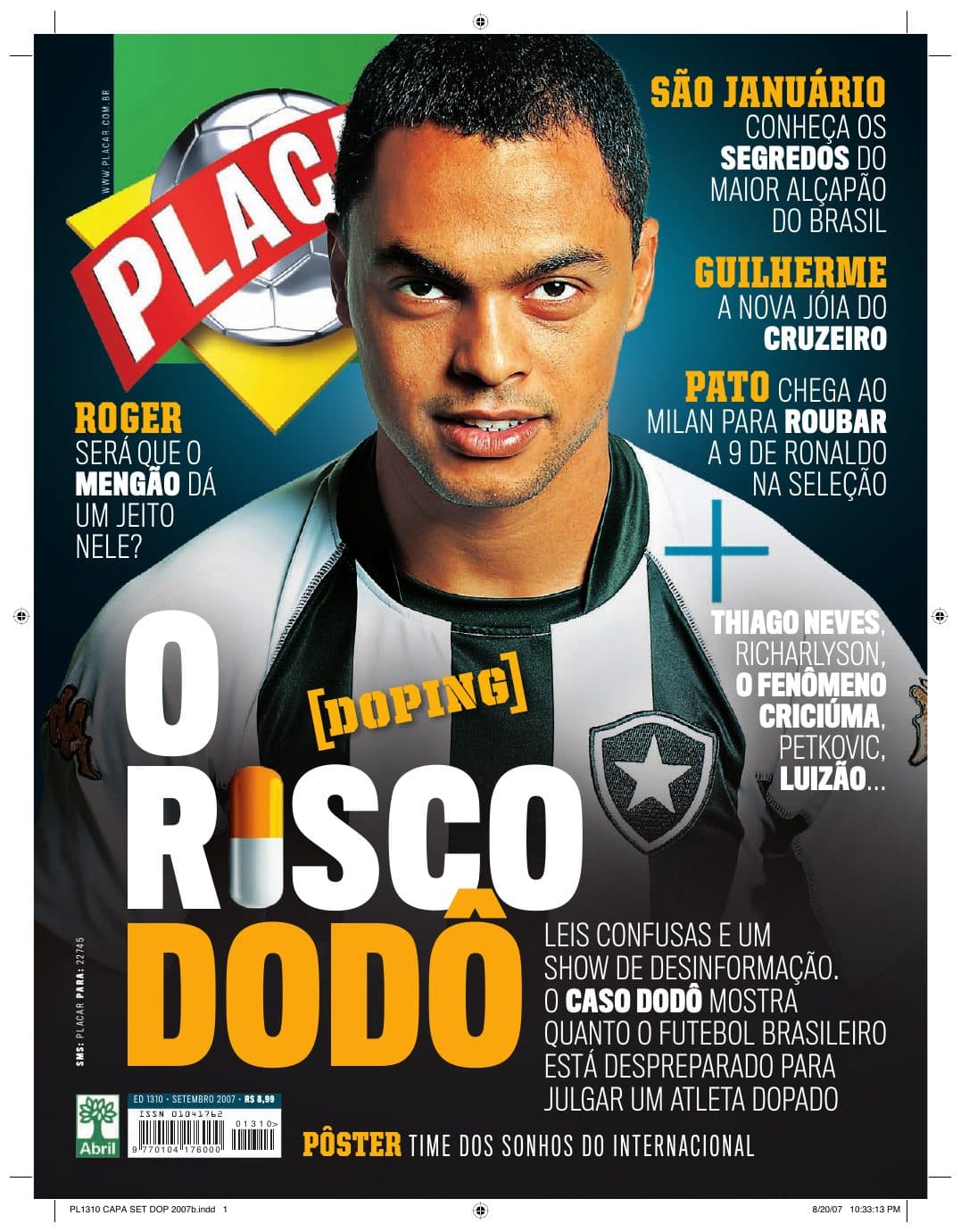 Capa da edição Nº 1310 da revista PLACAR