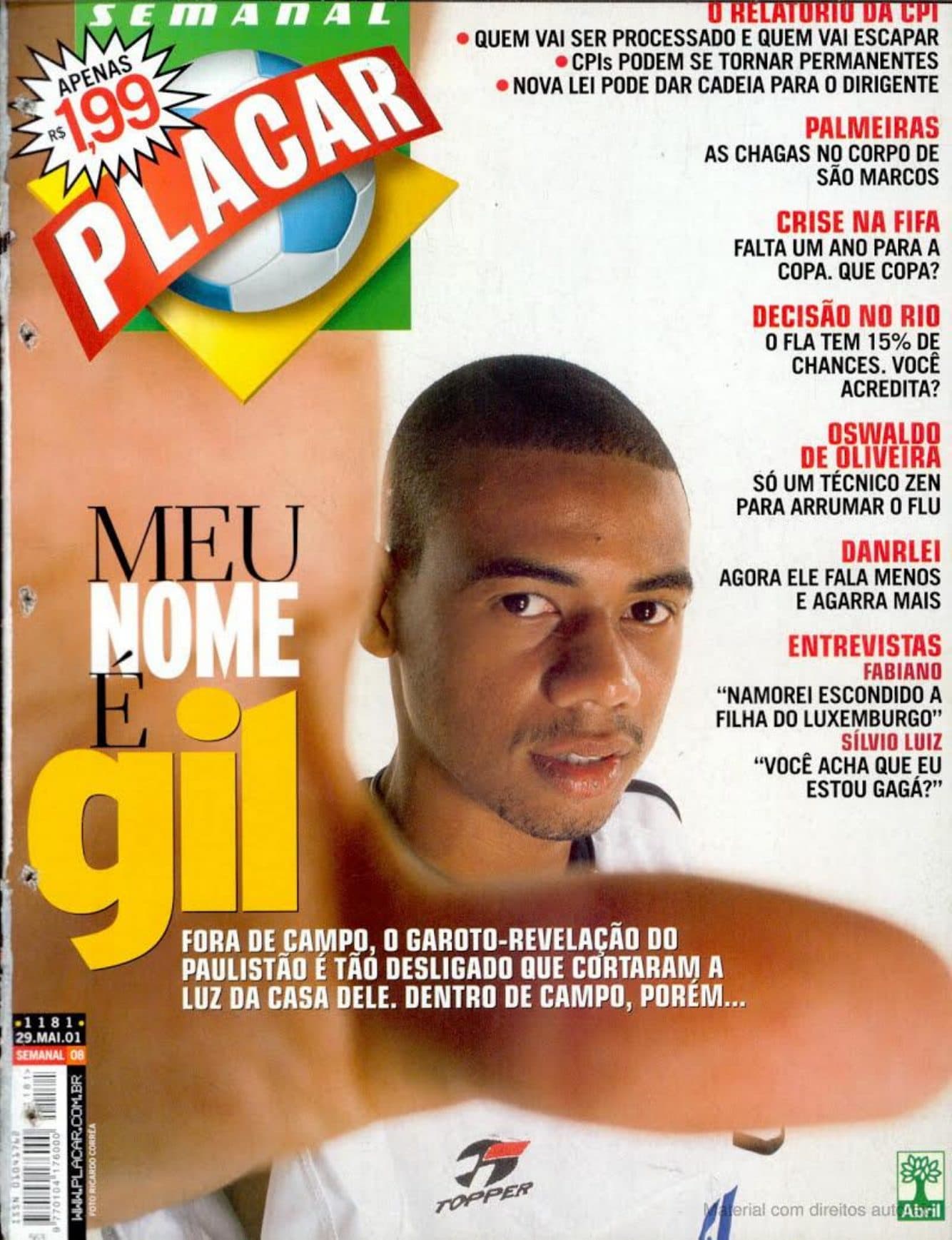 Capa da edição Nº 1181 da revista PLACAR