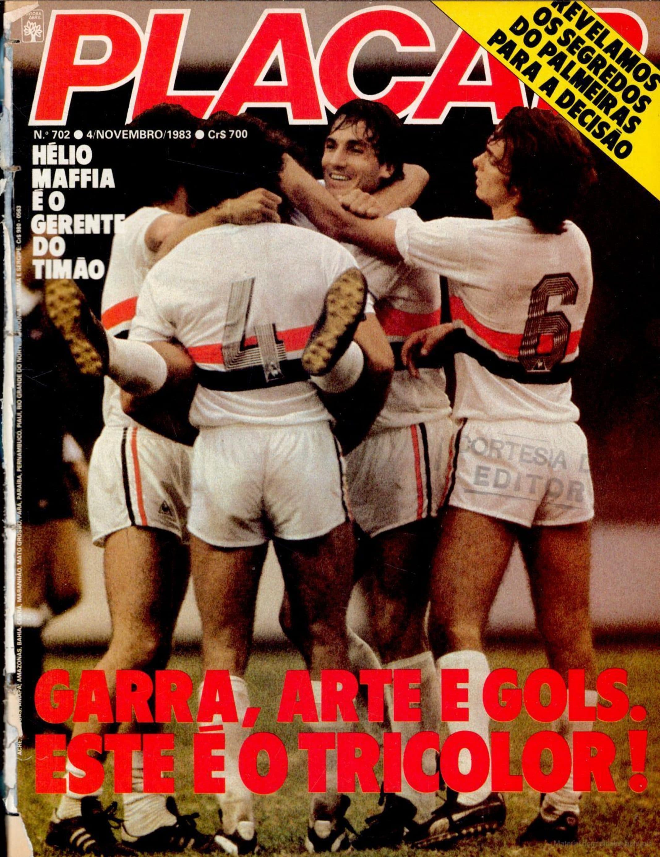Capa da edição Garra, arte e gols. Este é o tricolor! da revista PLACAR
