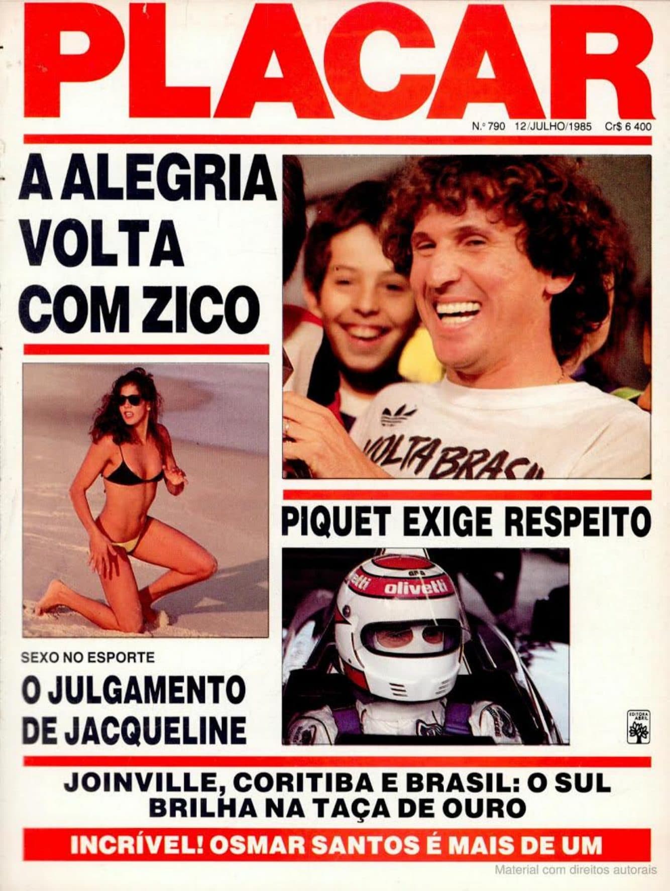 Capa da edição Nº 790 da revista PLACAR