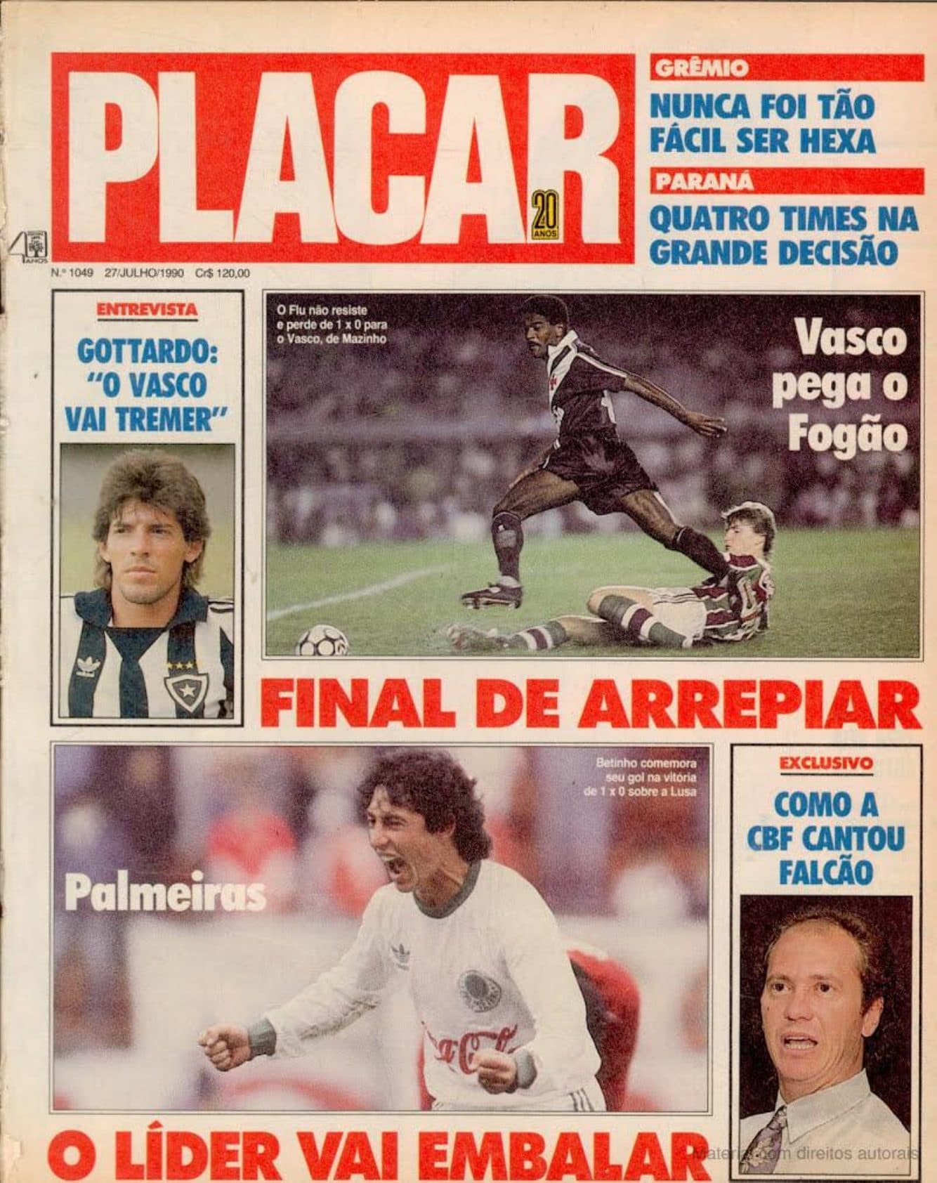 Capa da edição Nº 1049 da revista PLACAR