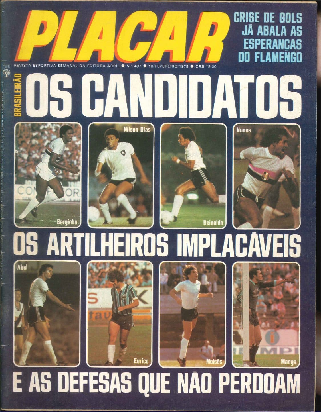 Capa da edição Os candidatos da revista PLACAR