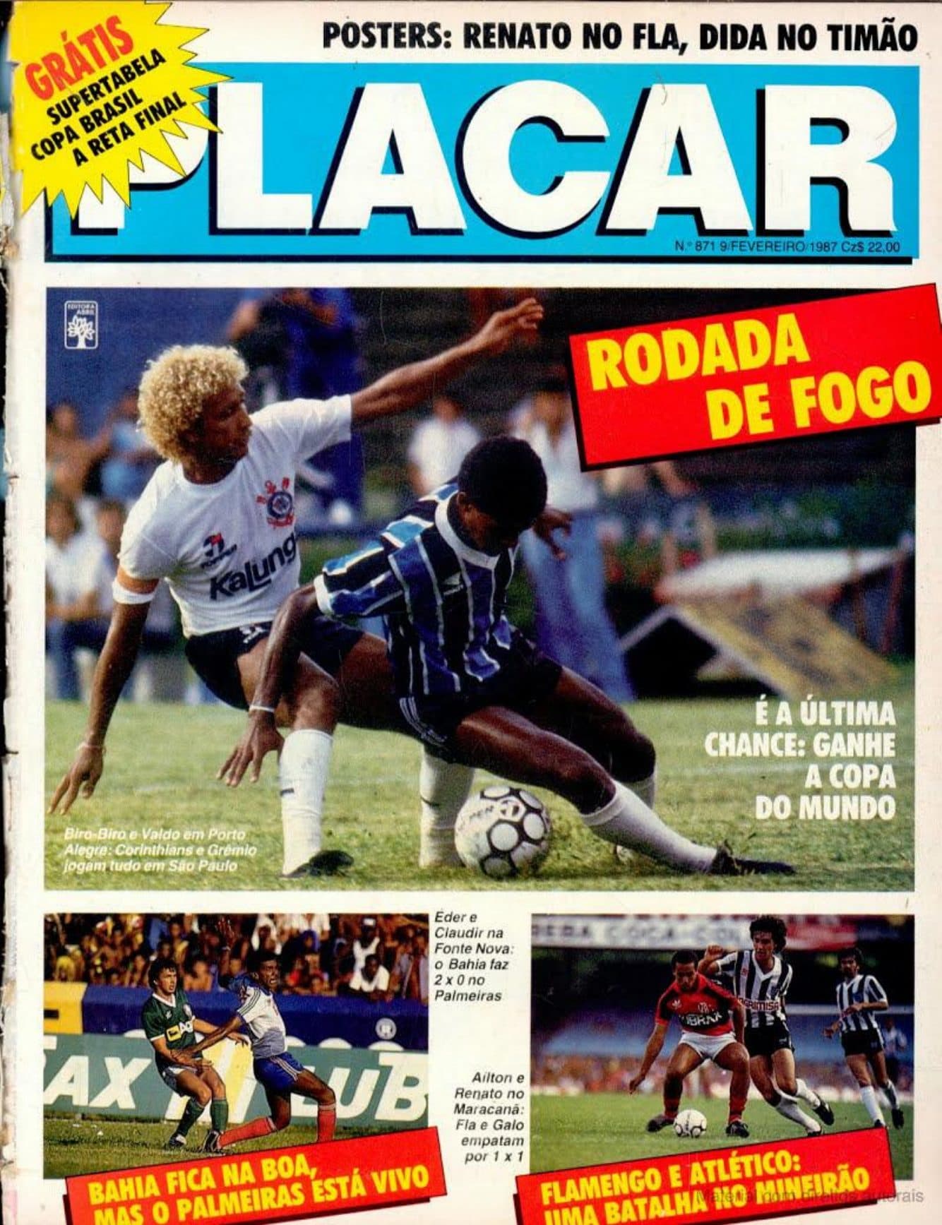 Capa da edição Rodada de fogo da revista PLACAR