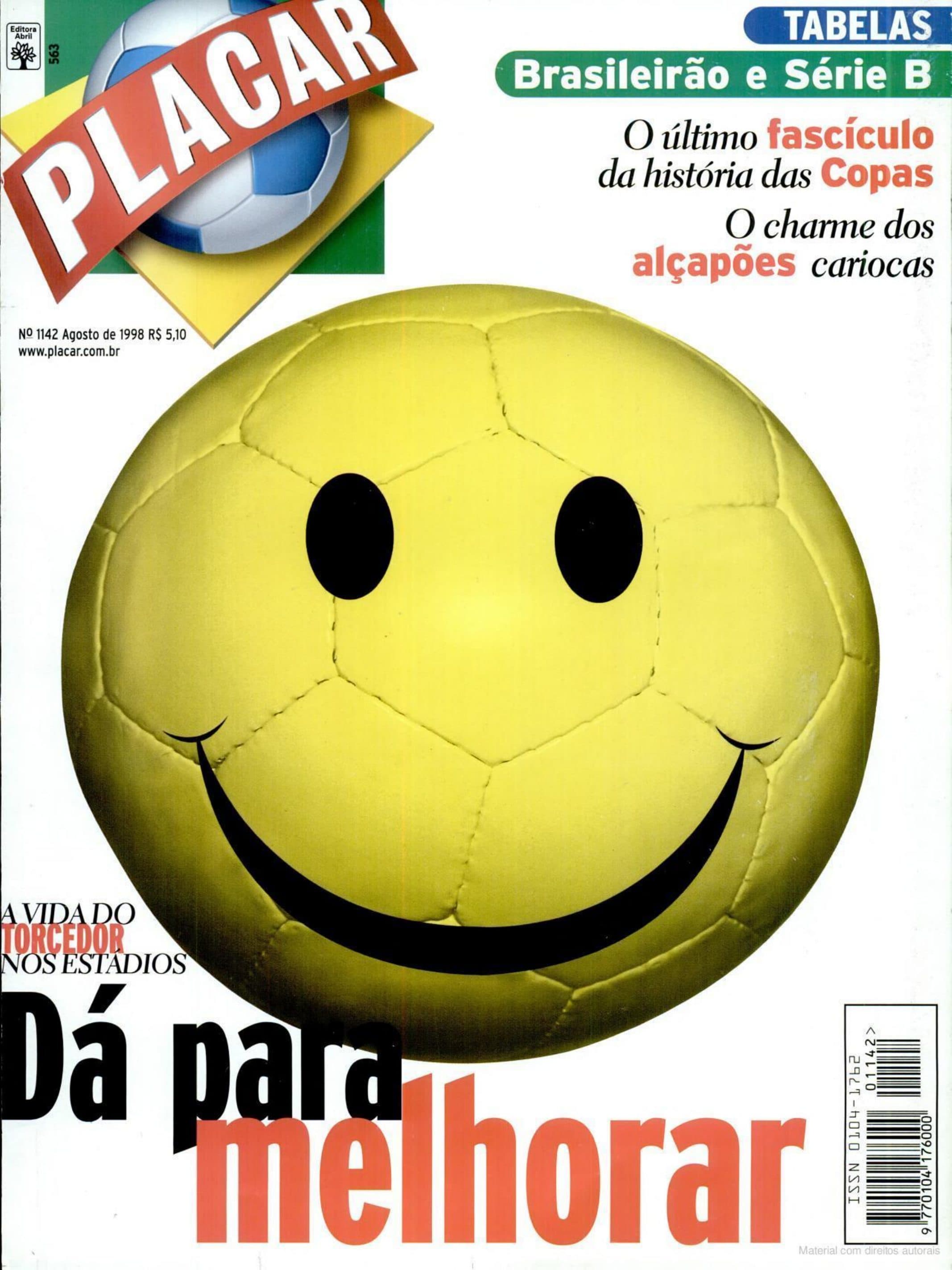 Capa da edição Nº 1142 da revista PLACAR