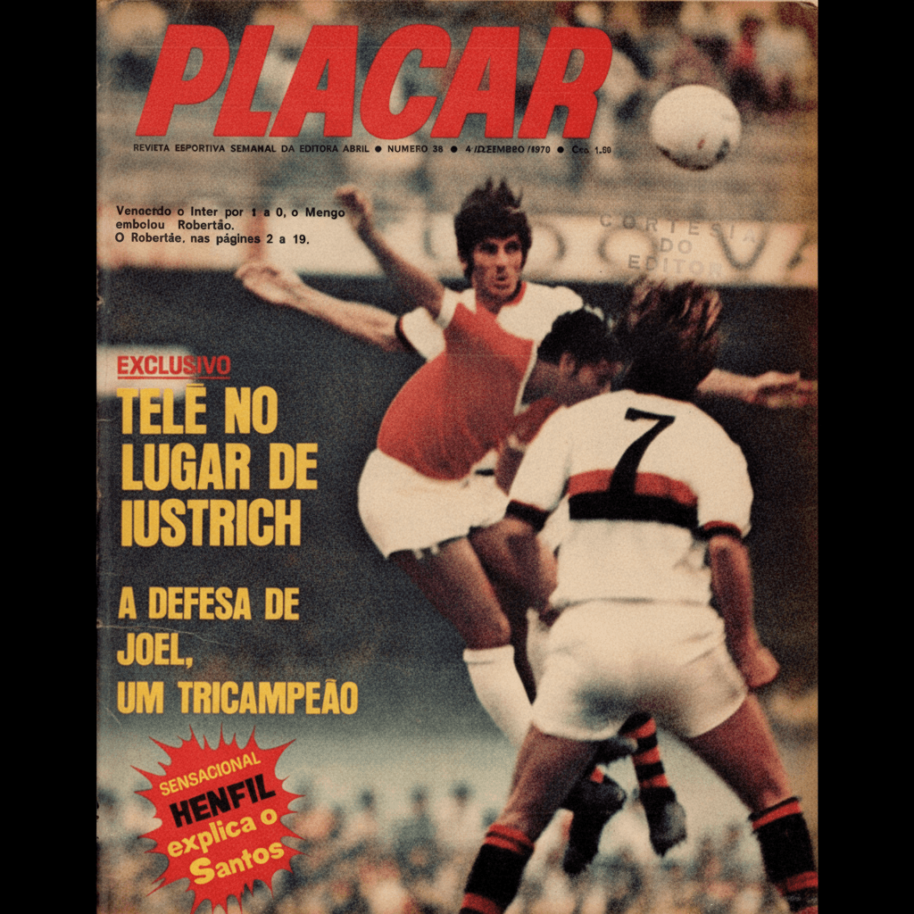 Capa da edição Exclusivo: Telê no lugar de Iustrich da revista PLACAR