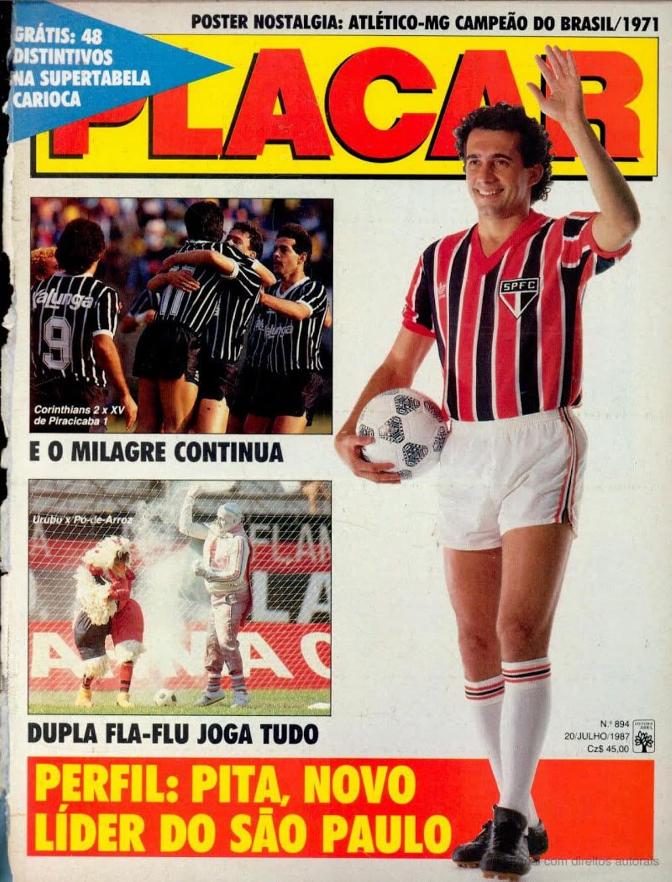 Capa da edição Perfil: Pita, novo líder do São Paulo da revista PLACAR