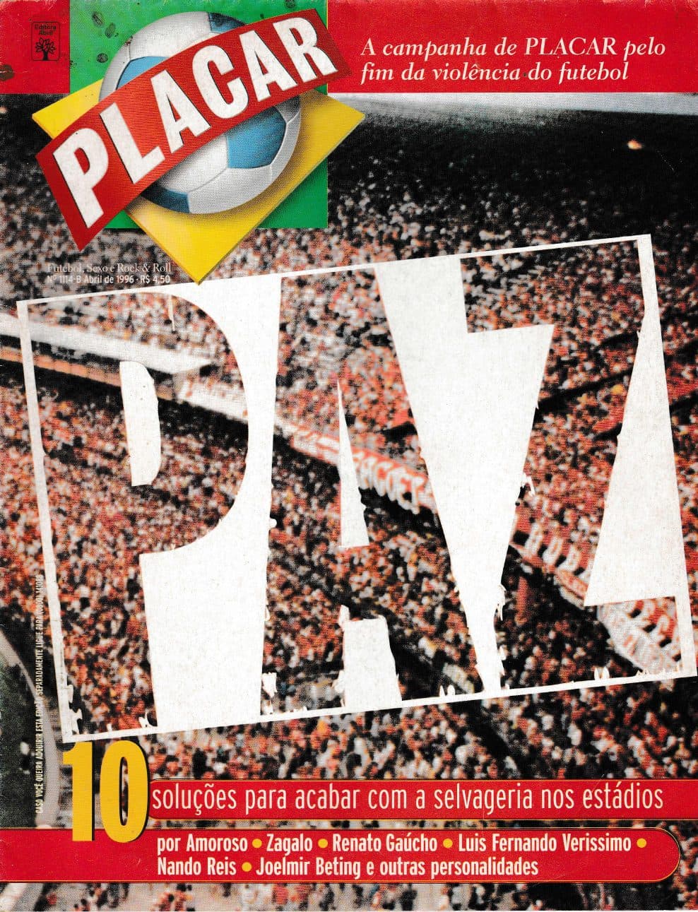 Capa da edição Nº 1114B da revista PLACAR