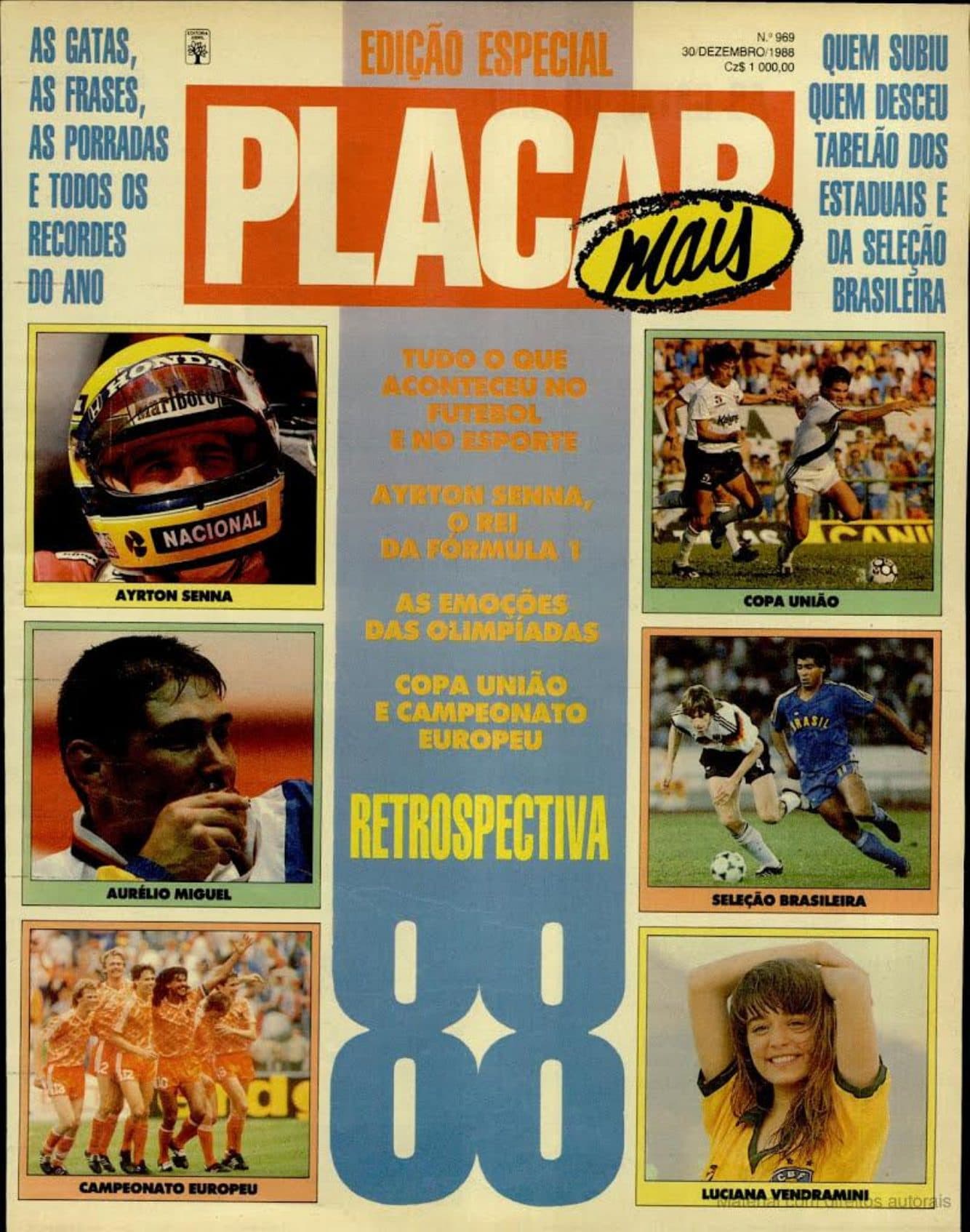Capa da edição Nº 969 da revista PLACAR
