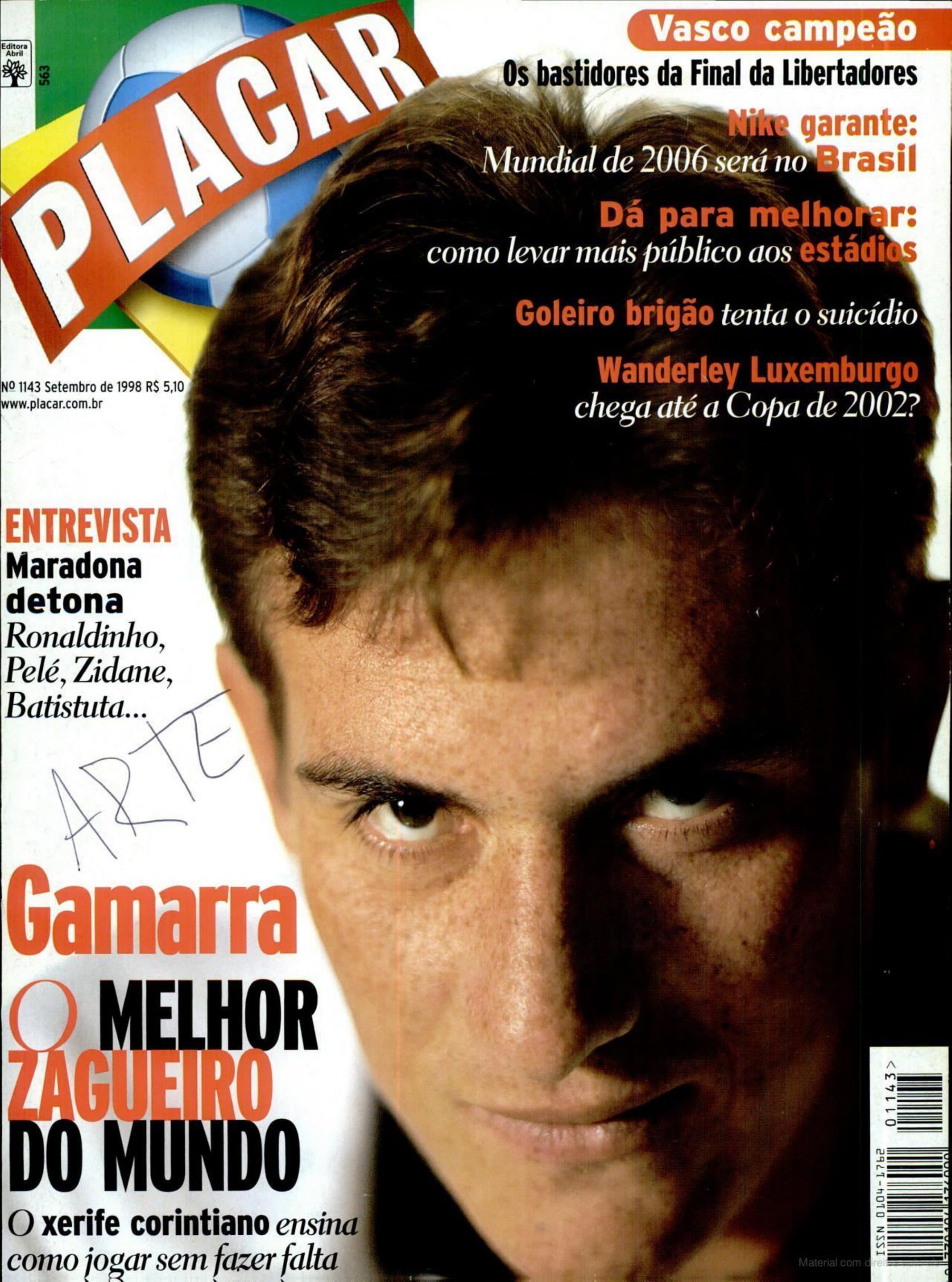 Capa da edição Nº 1143 da revista PLACAR