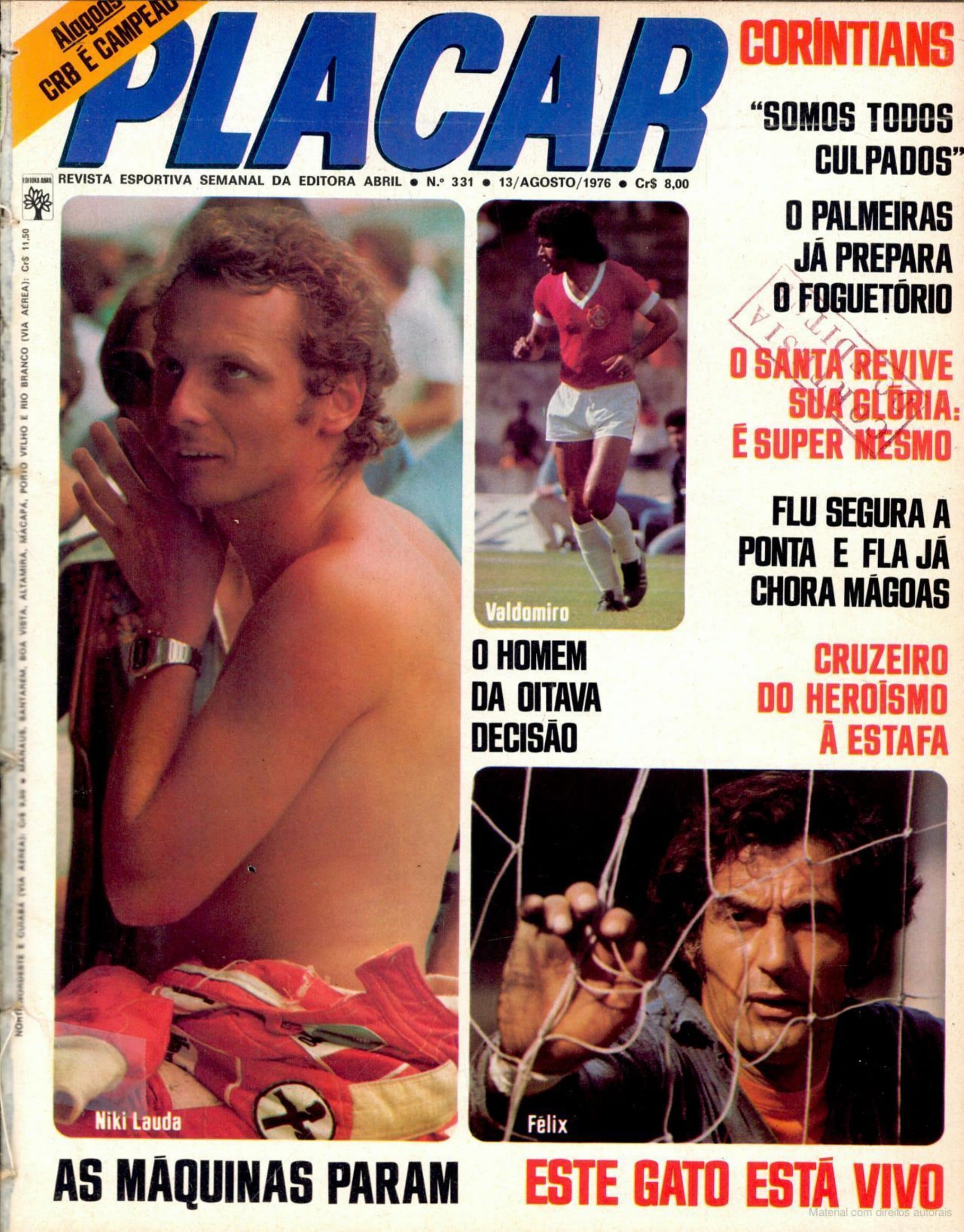 Capa da edição As Máquinas Param da revista PLACAR