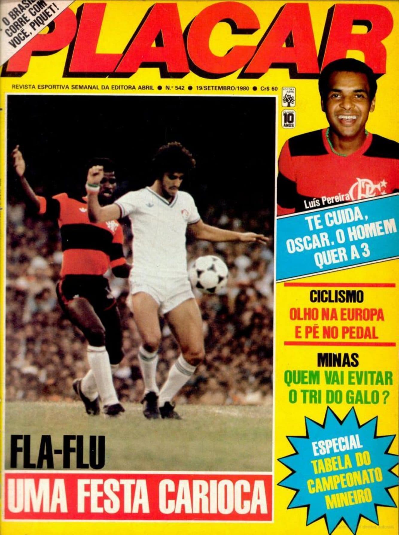 Capa da edição Fla-Flu: uma festa carioca da revista PLACAR