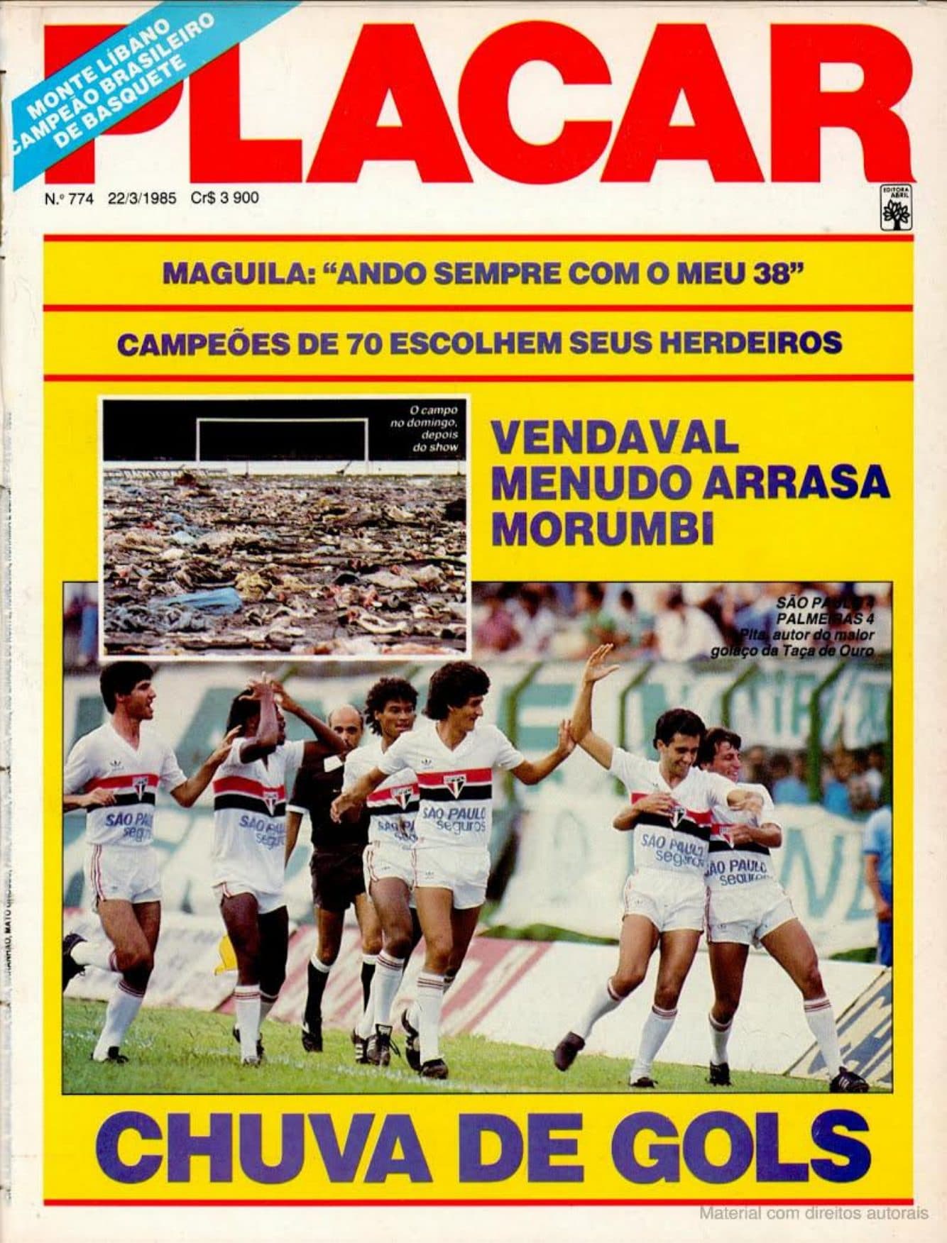 Capa da edição Nº 774 da revista PLACAR
