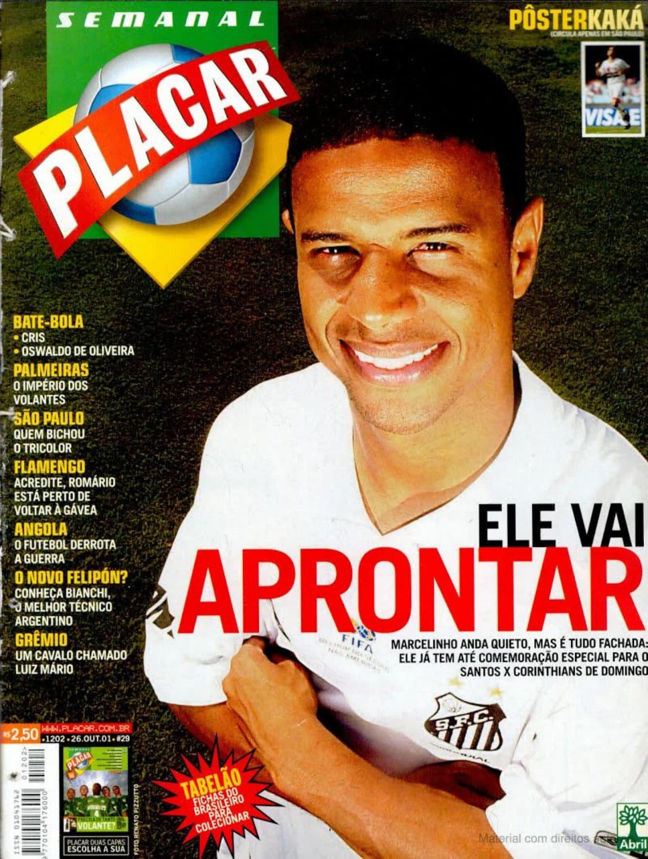 Capa da edição Nº 1202 da revista PLACAR