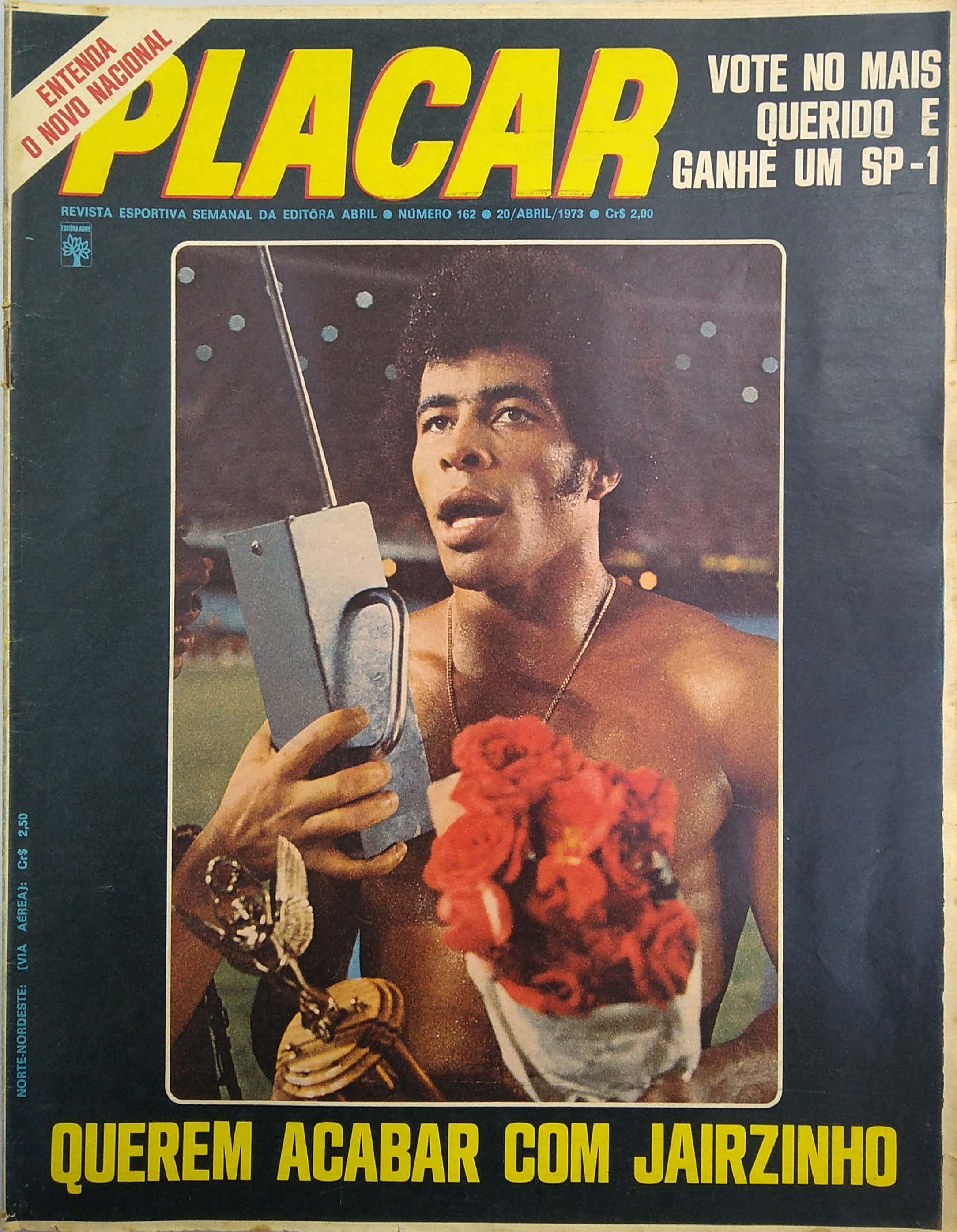 Capa da edição Querem Acabar Com Jairzinho da revista PLACAR