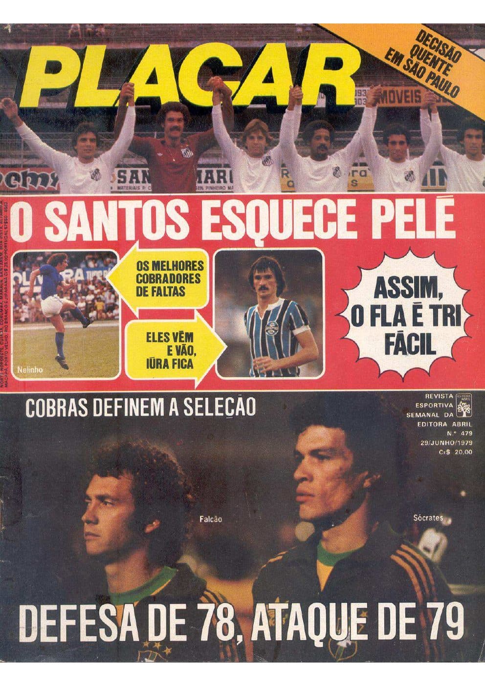 Capa da edição (R) da revista PLACAR