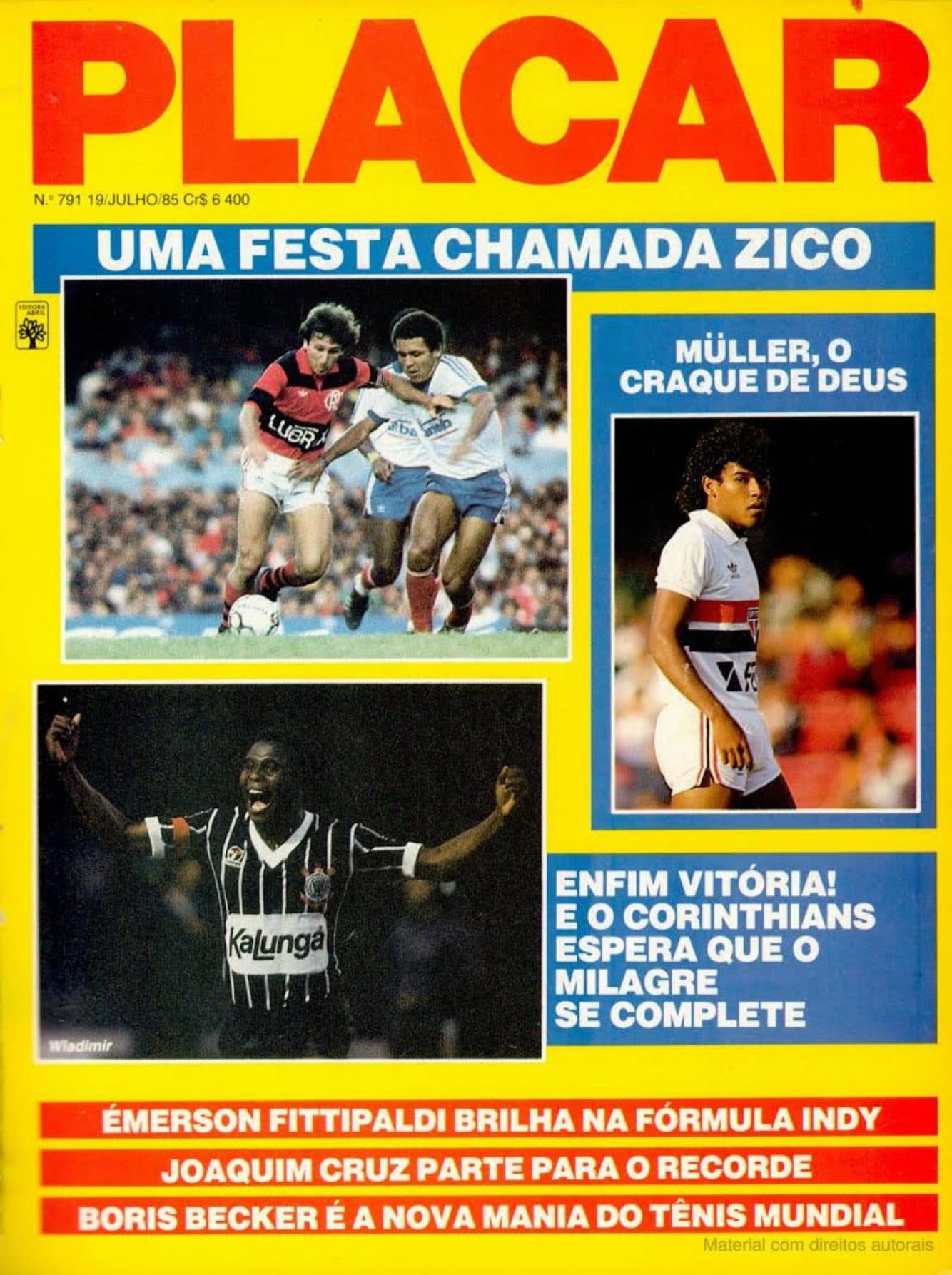 Capa da edição Nº 791 da revista PLACAR