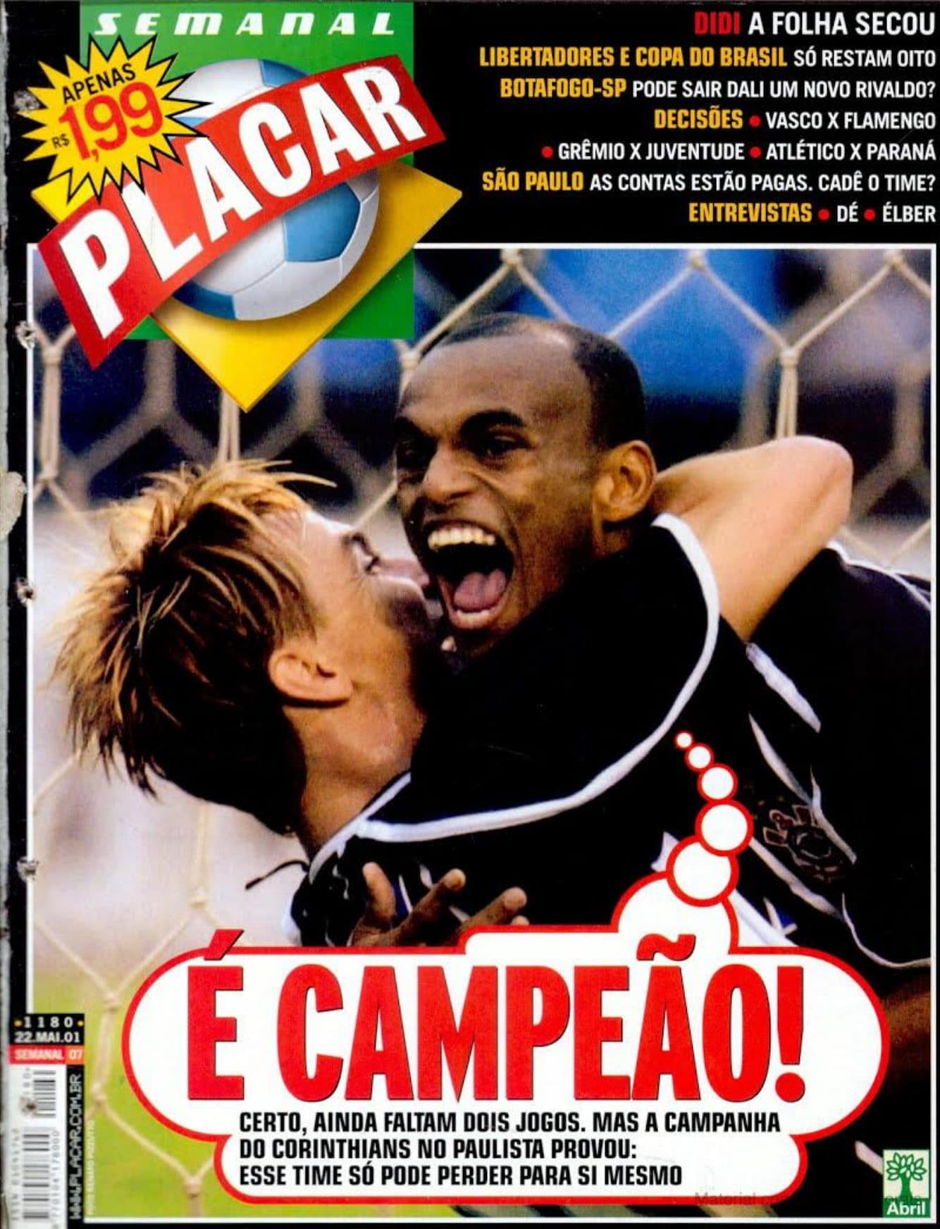 Capa da edição Nº 1180 da revista PLACAR
