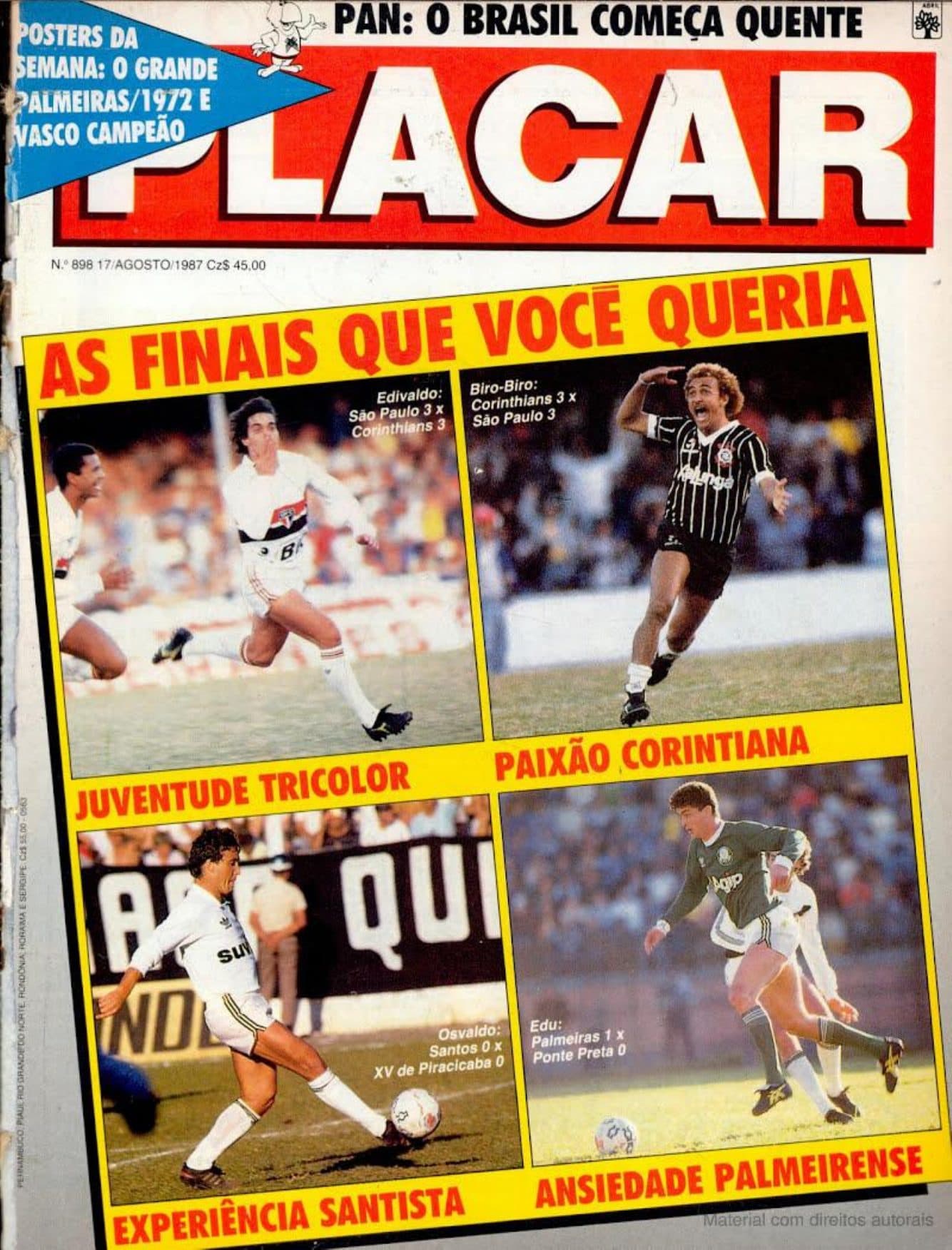 Capa da edição As finais que você queria da revista PLACAR