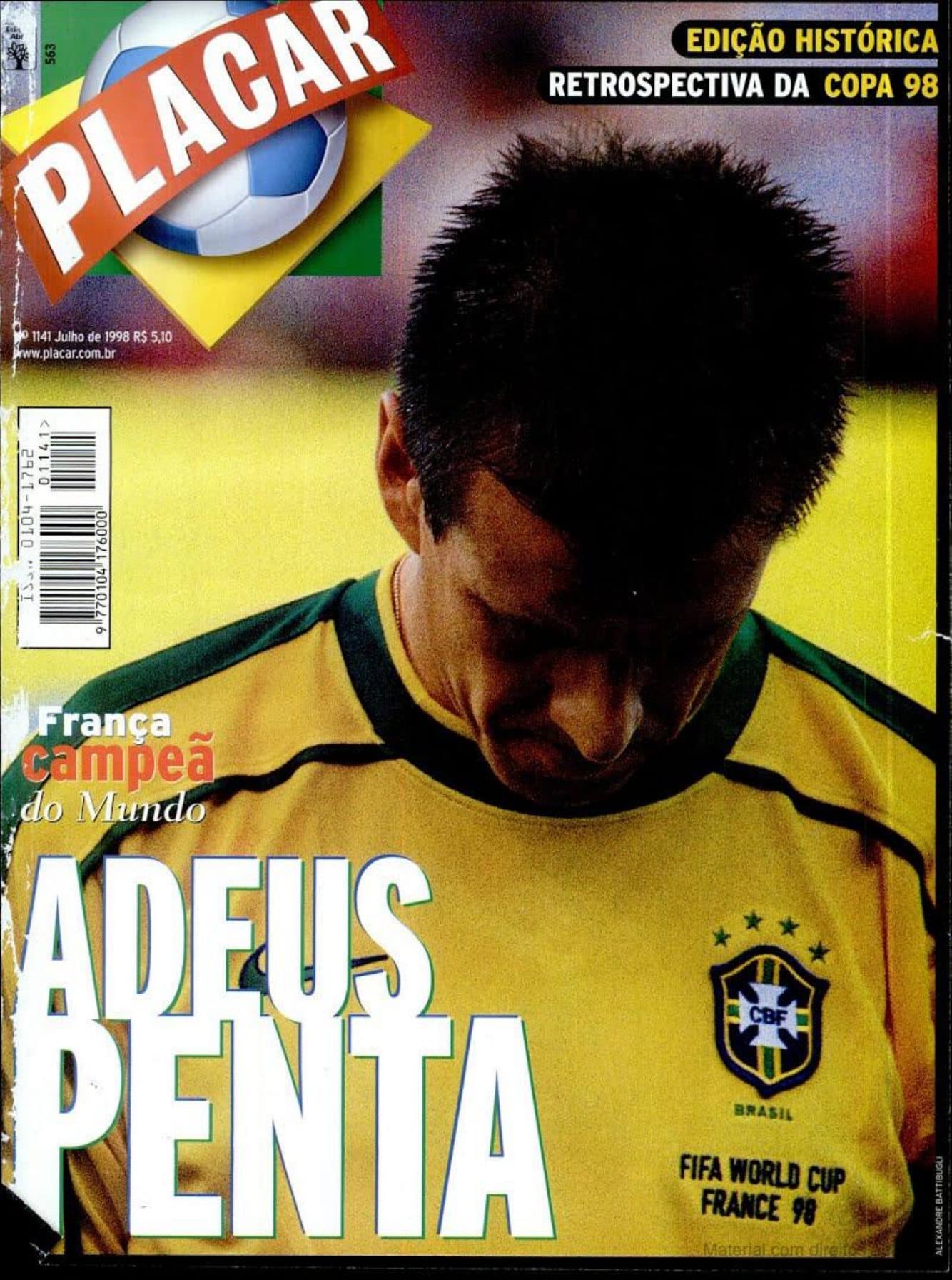 Capa da edição Nº 1141 da revista PLACAR